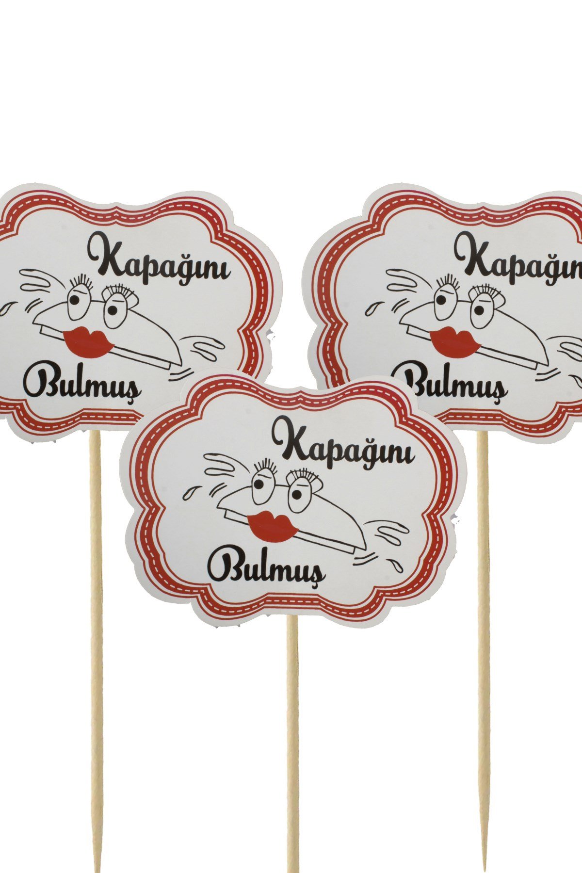 Kapağını Bulmuş Yazılı Konuşma BalonuPartistST4004