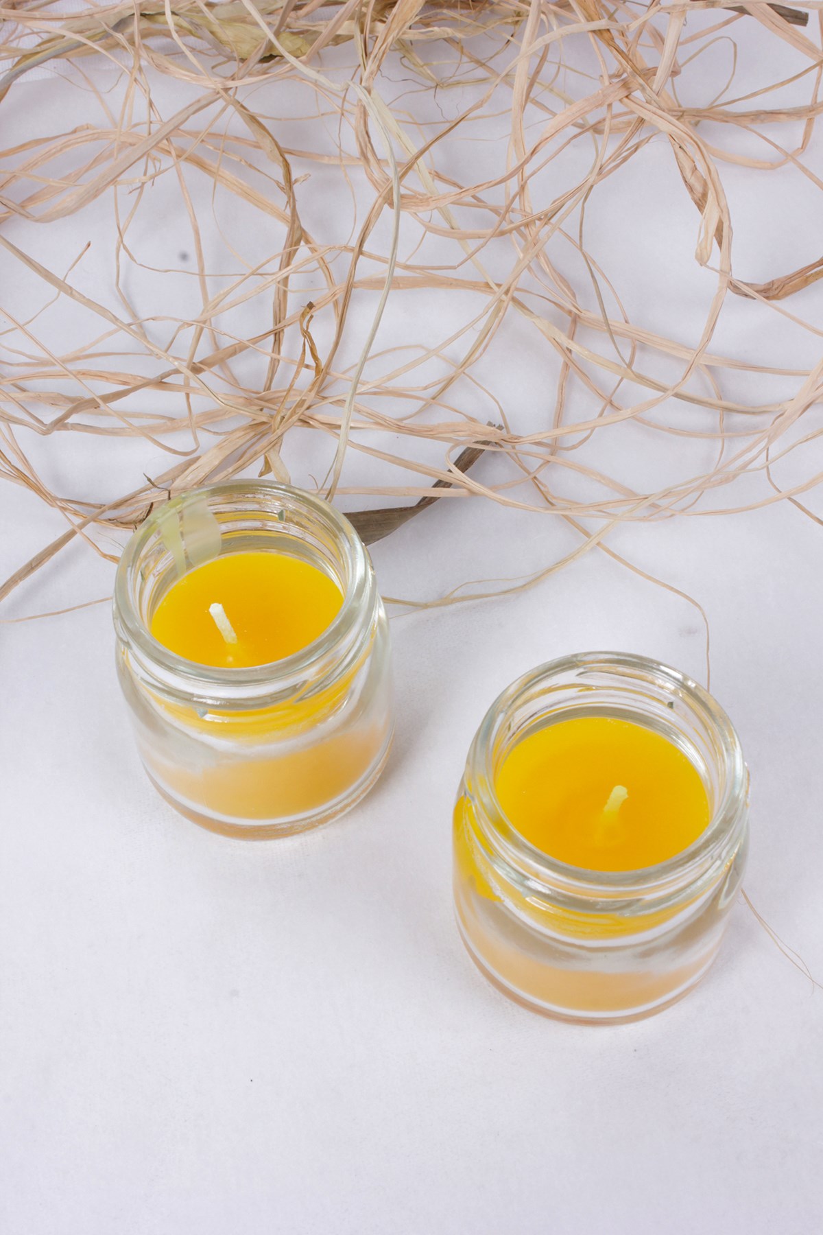 Kavanoz Mum Kokulu Sarı 2'liPartistST3067