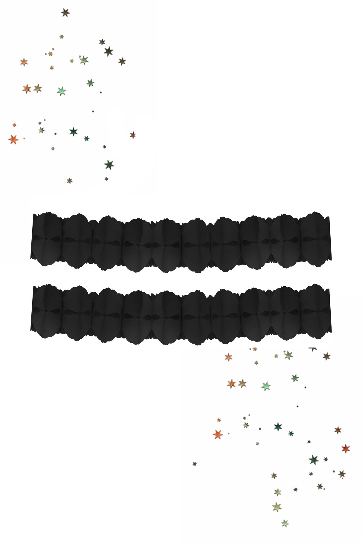 Kikajoy Doku Garland Dekor Süs Siyah 360cmPartistST3967