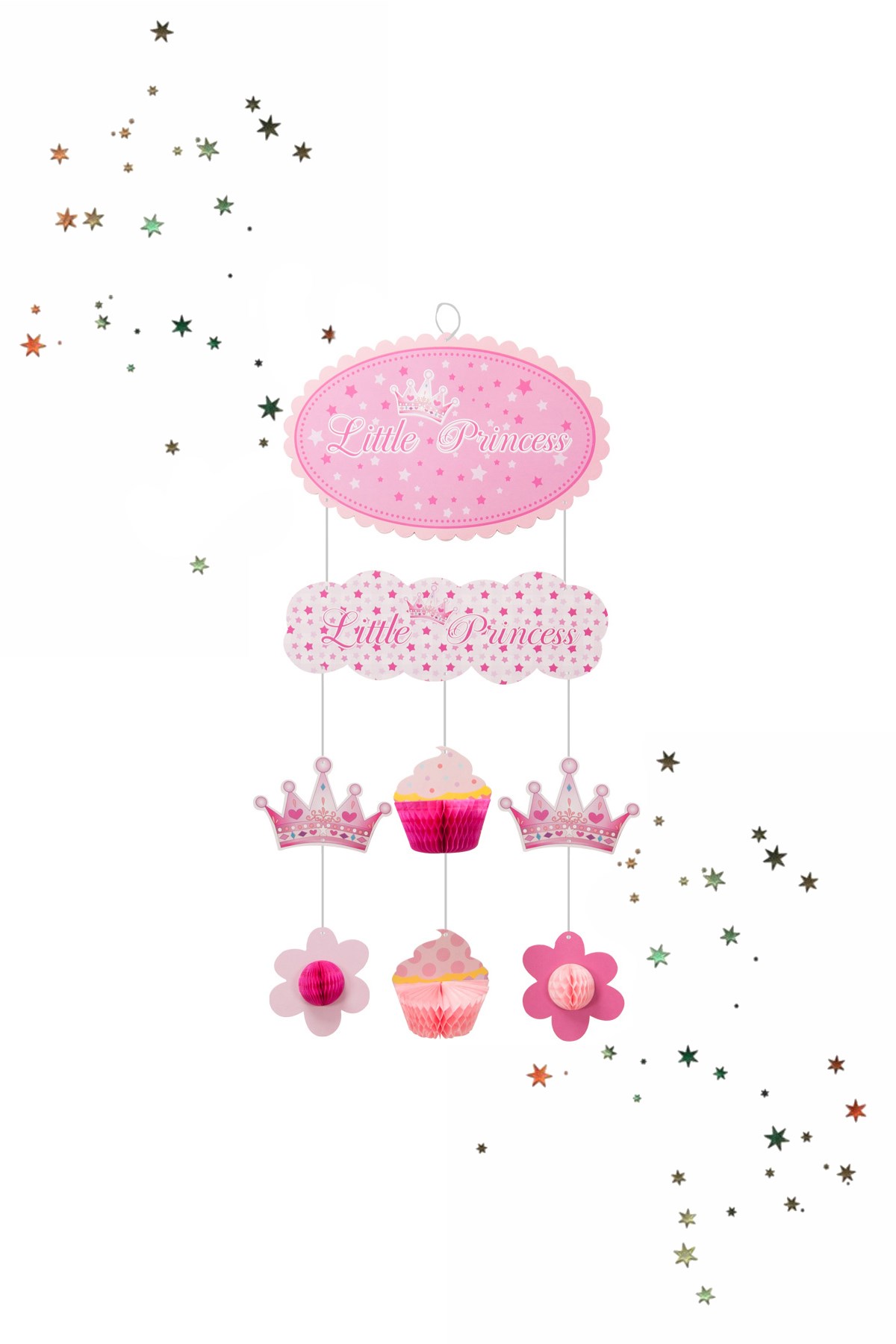 Kikajoy Küçük Prenses Temalı Pembe Set SüsPartistST3978