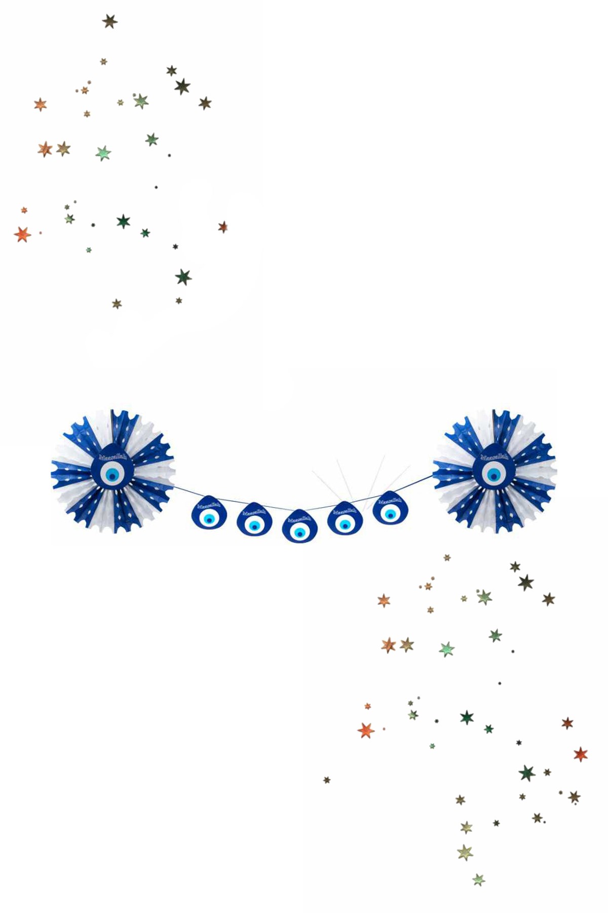 Kikajoy Nazar Boncuklu Yelpaze Süs SetiPartistST2002