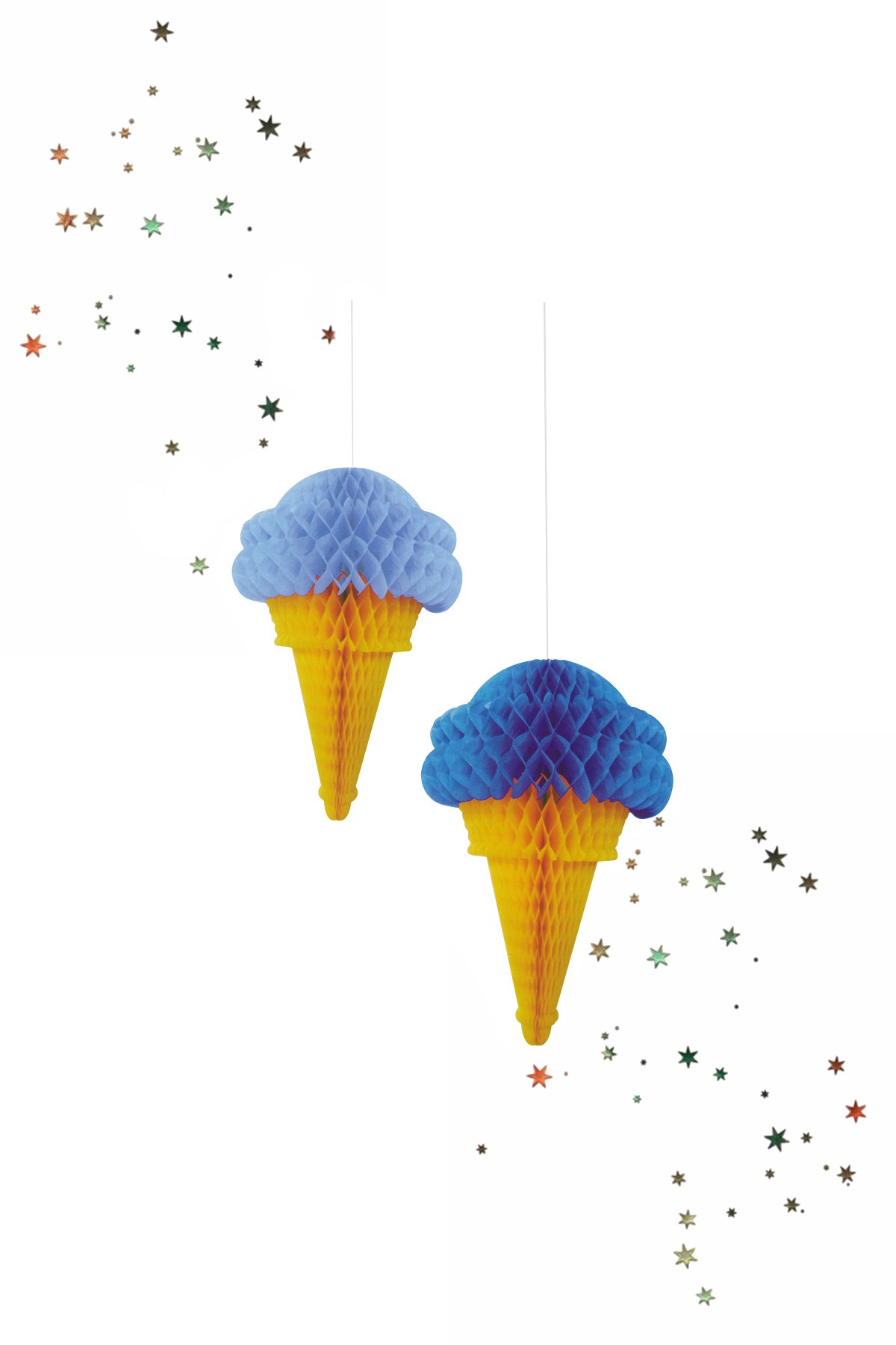 Kikajoy Petek Süs Dondurma Mavi Lacivert 2'liPartistST1953