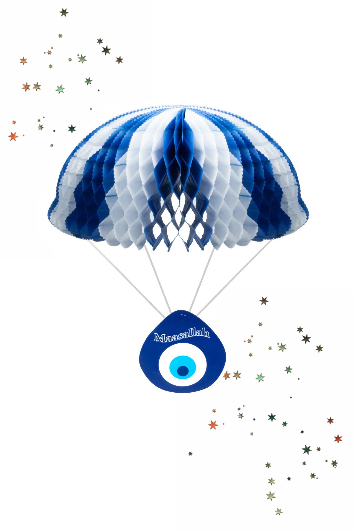 Kikajoy Petek Süs Nazar Boncuklu Paraşüt 35*55cmPartistST1970