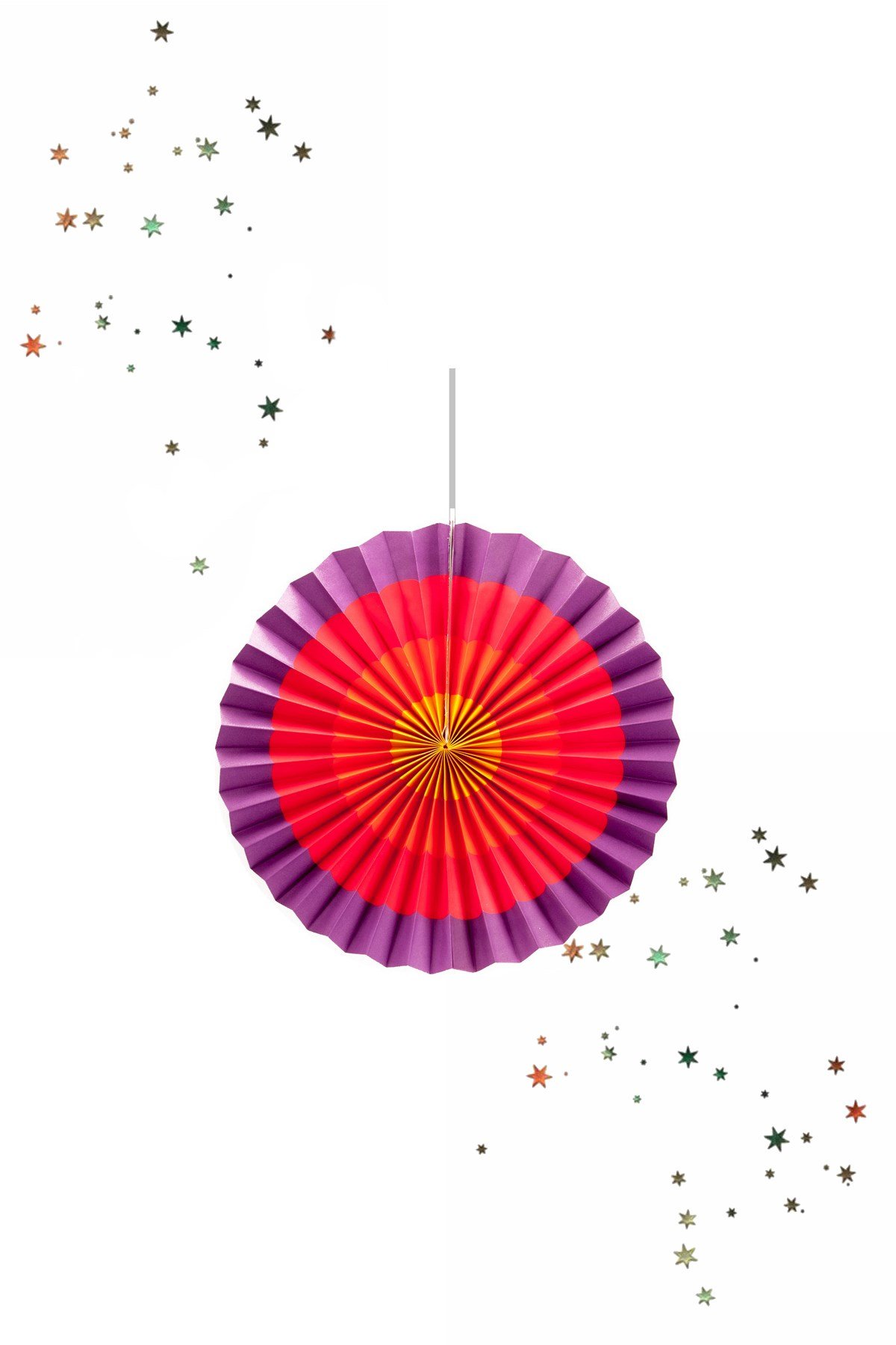 Kikajoy Yelpaze Süs Rengarenk 25cmPartistST1929