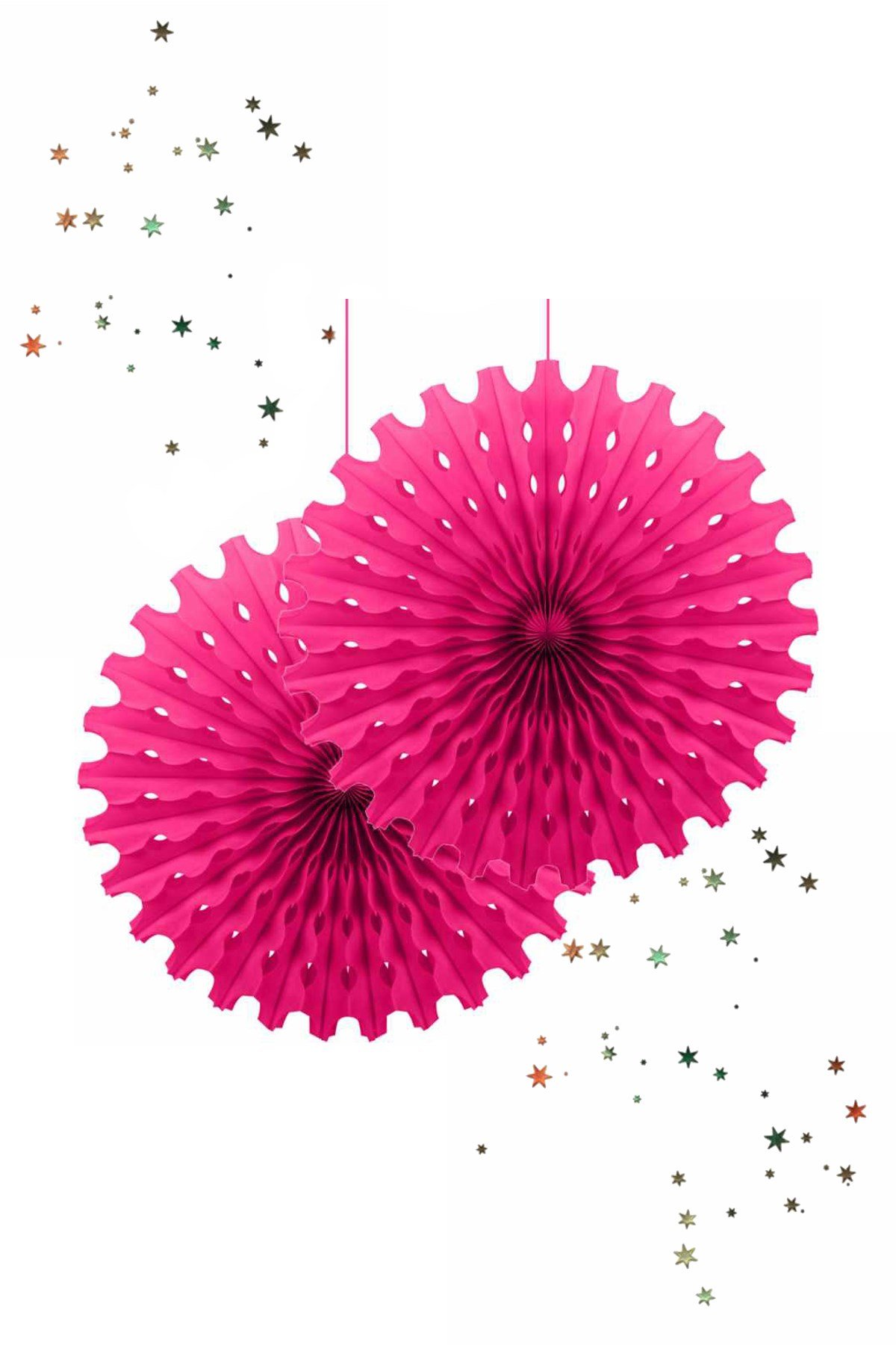 Kikajoy Yelpaze Süs Fuşya 2'liPartistST1899