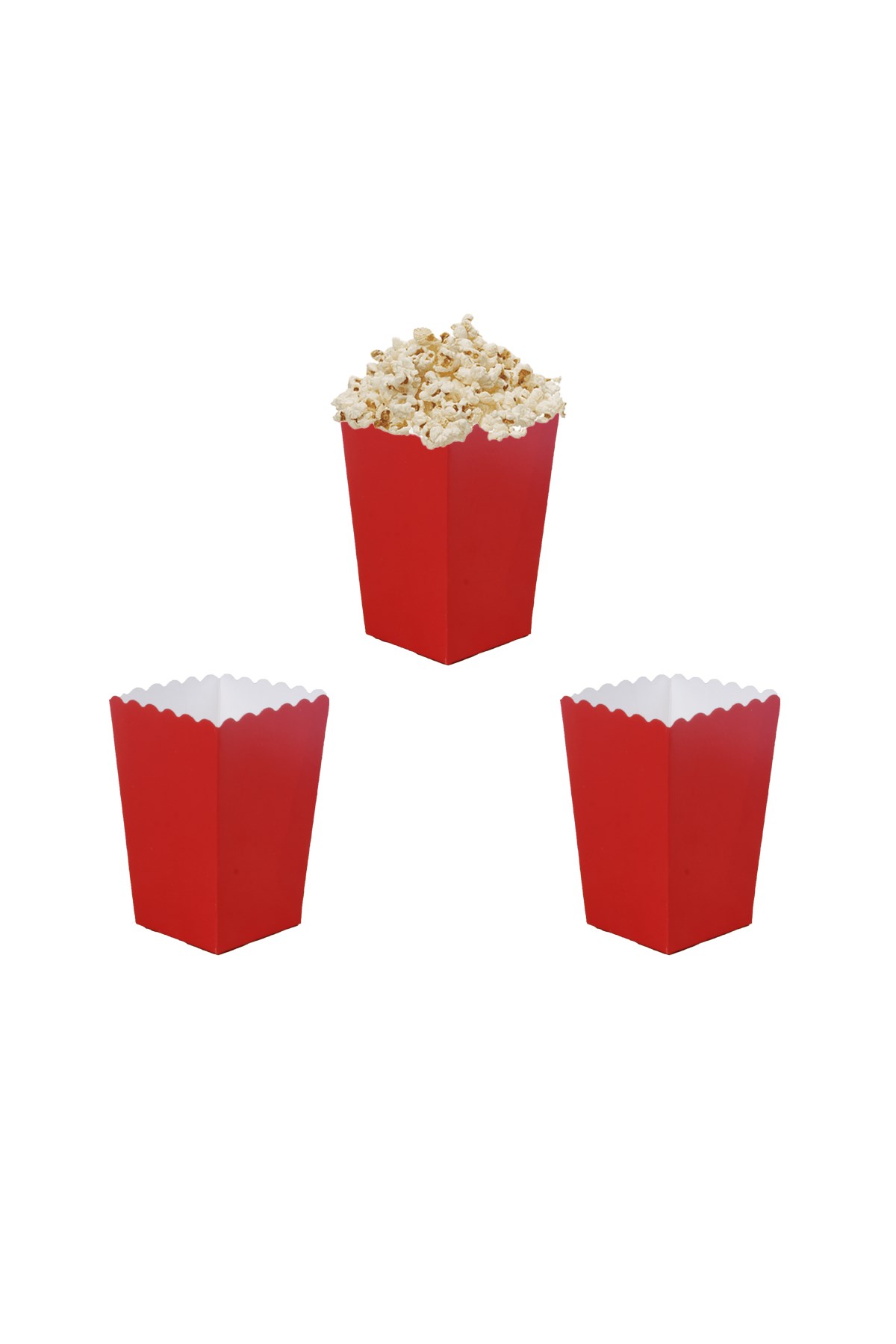 Kırmızı Renk Mısır Kutusu 10'luPartistPSPST2184