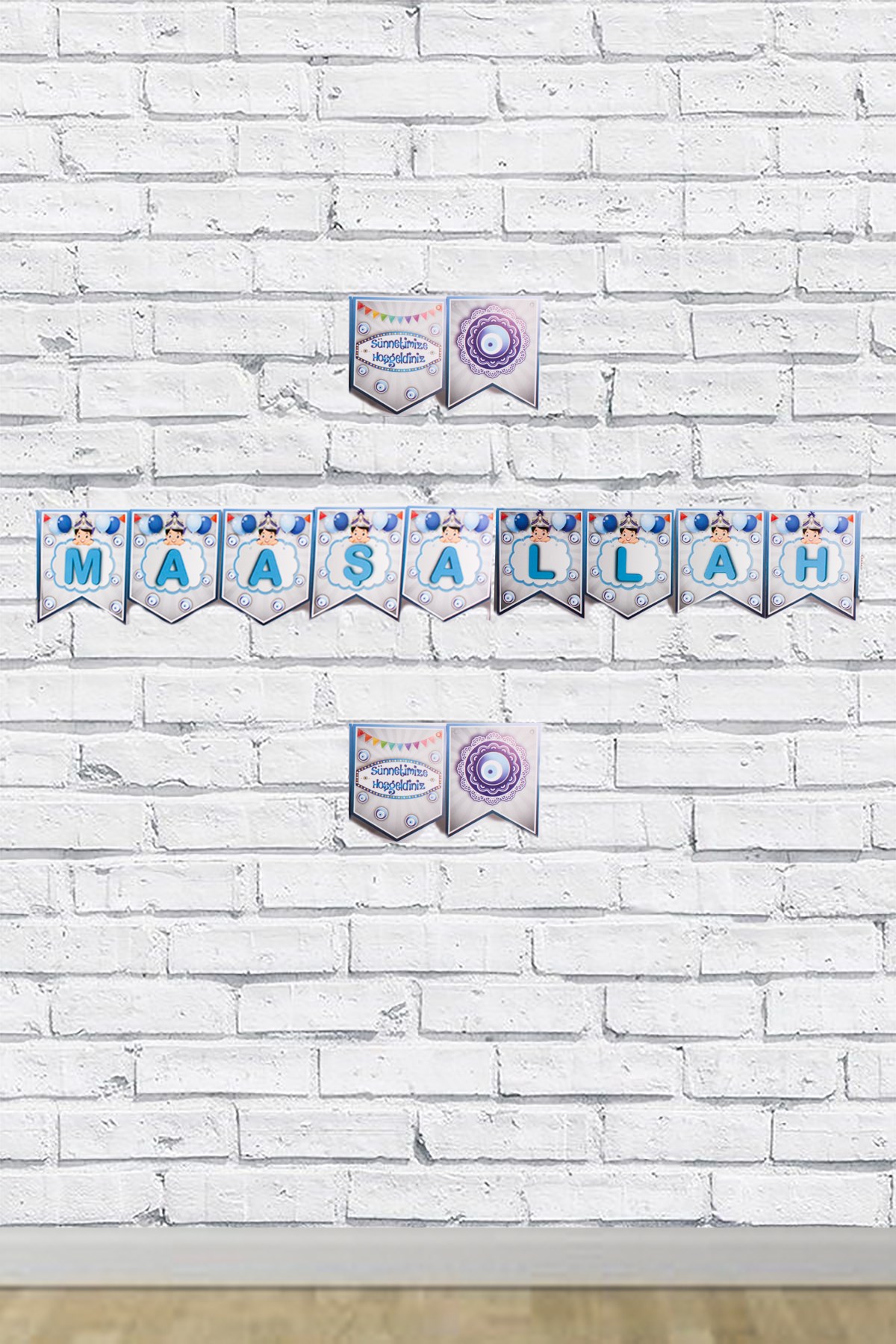 MaşaAllah Zigzag Banner 190cmPartistST1727