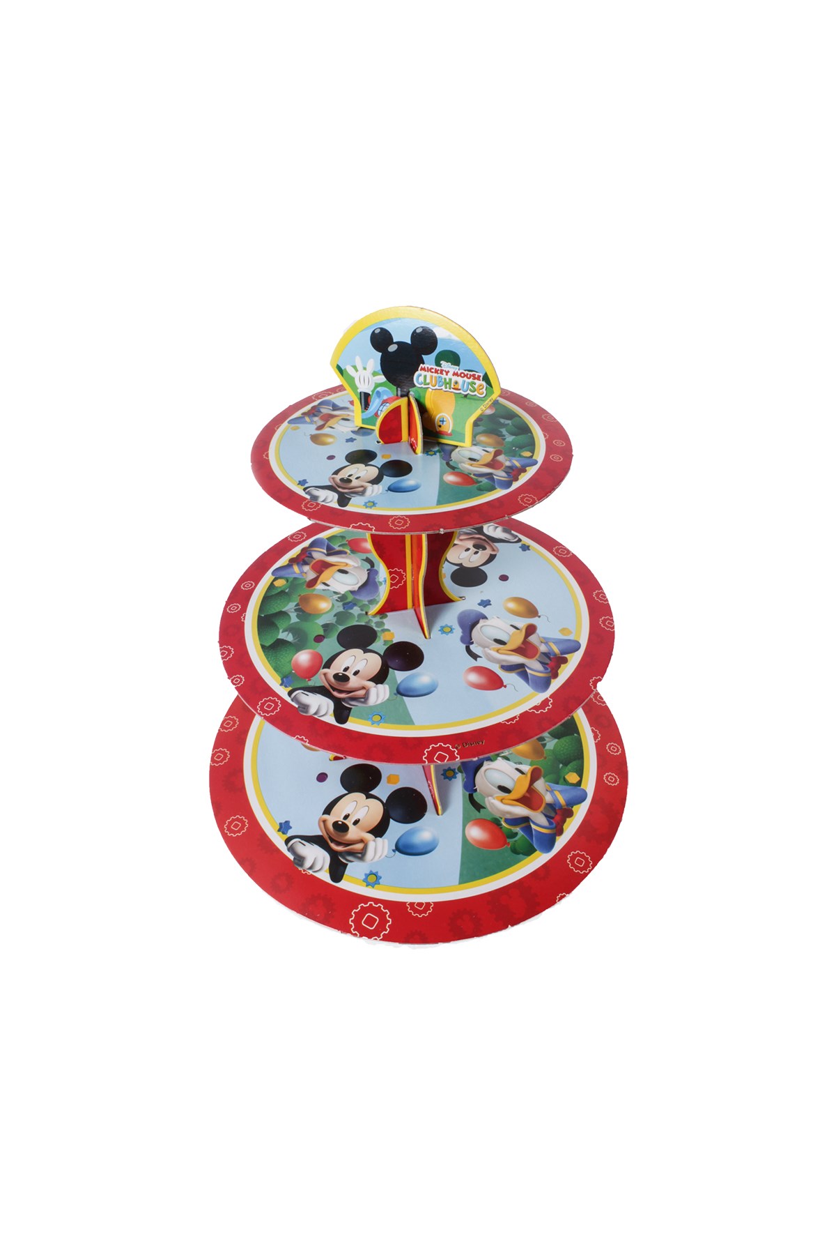 Mickey Mouse Lisanslı Kek Standı Karton 3 KatlıPartistPSPST1587
