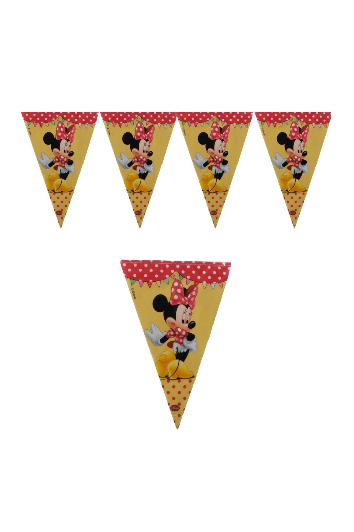 Minnie Mouse Cafe Lisanslı Üçgen Flama 230cmPartistST1822