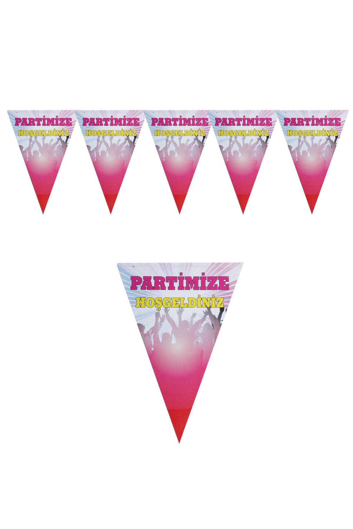 Partimize Hoşgeldiniz Üçgen Flama 200cmPartistST3956