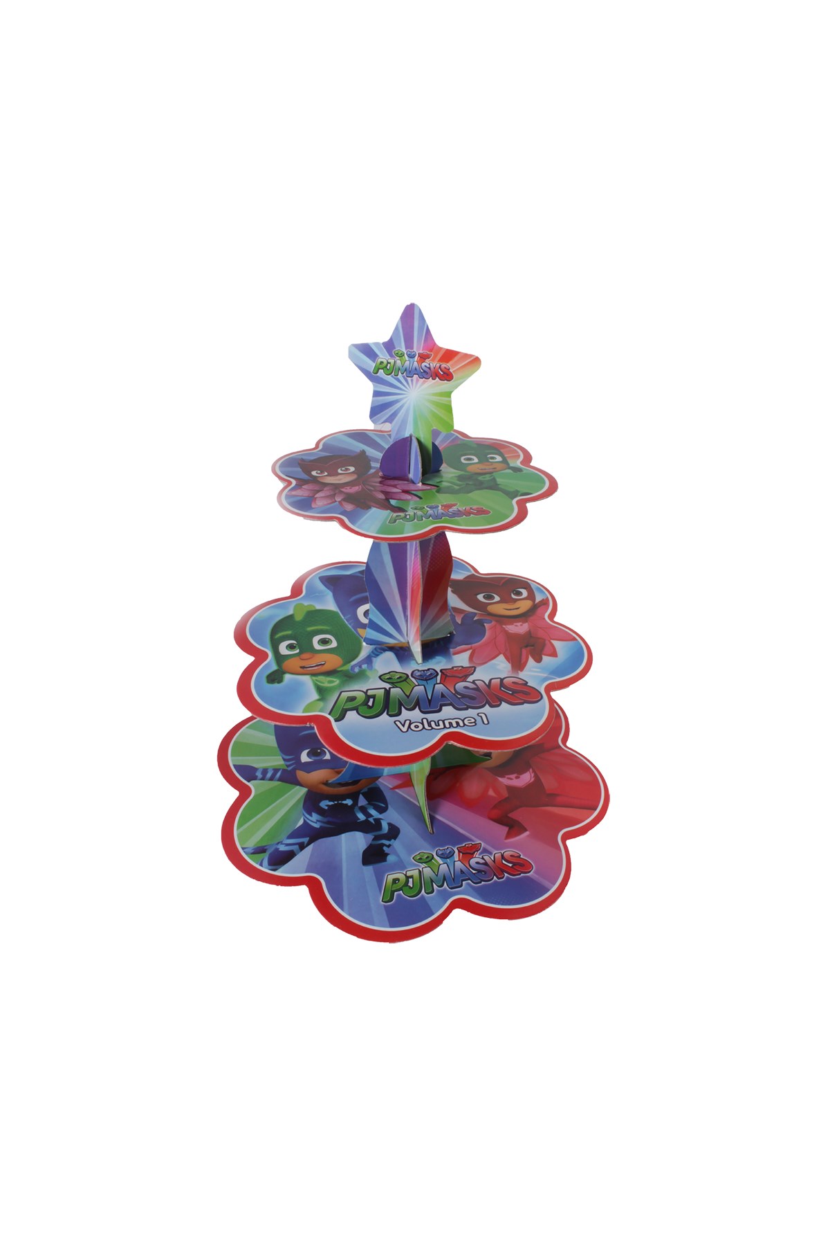 Pijamaskeliler Temalı Kek Standı Karton 3 KatlıPartistPSPST1612