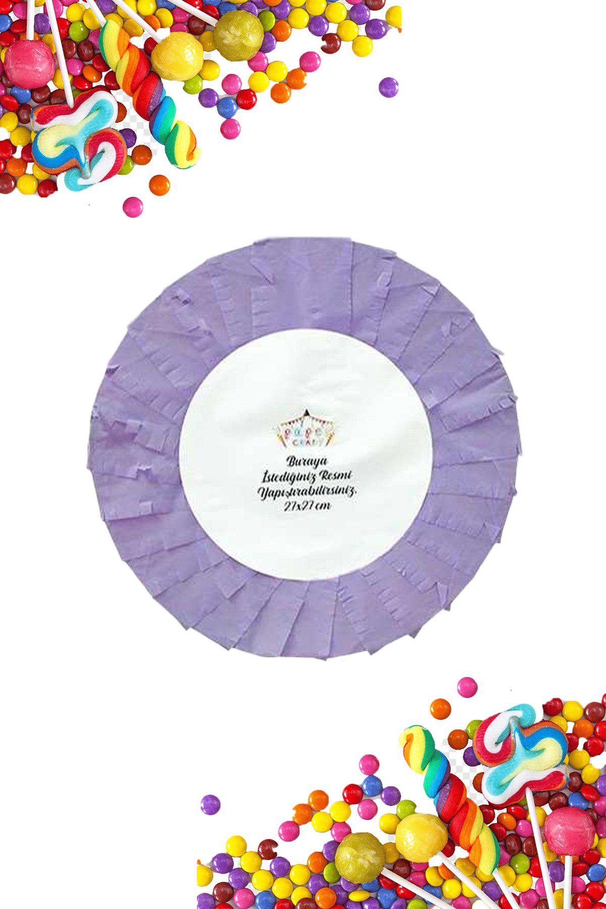 Pinyata Boş Desen LilaPartistST2964