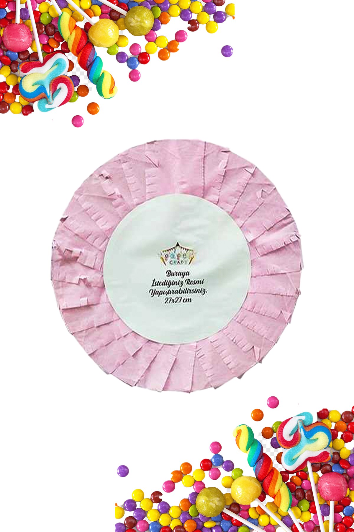 Pinyata Boş Desen PembePartistST2970