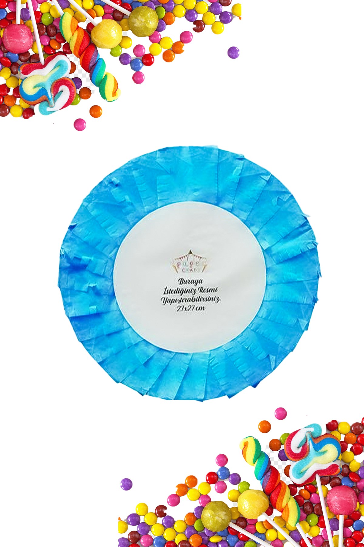 Pinyata Boş Desen MaviPartistST2971