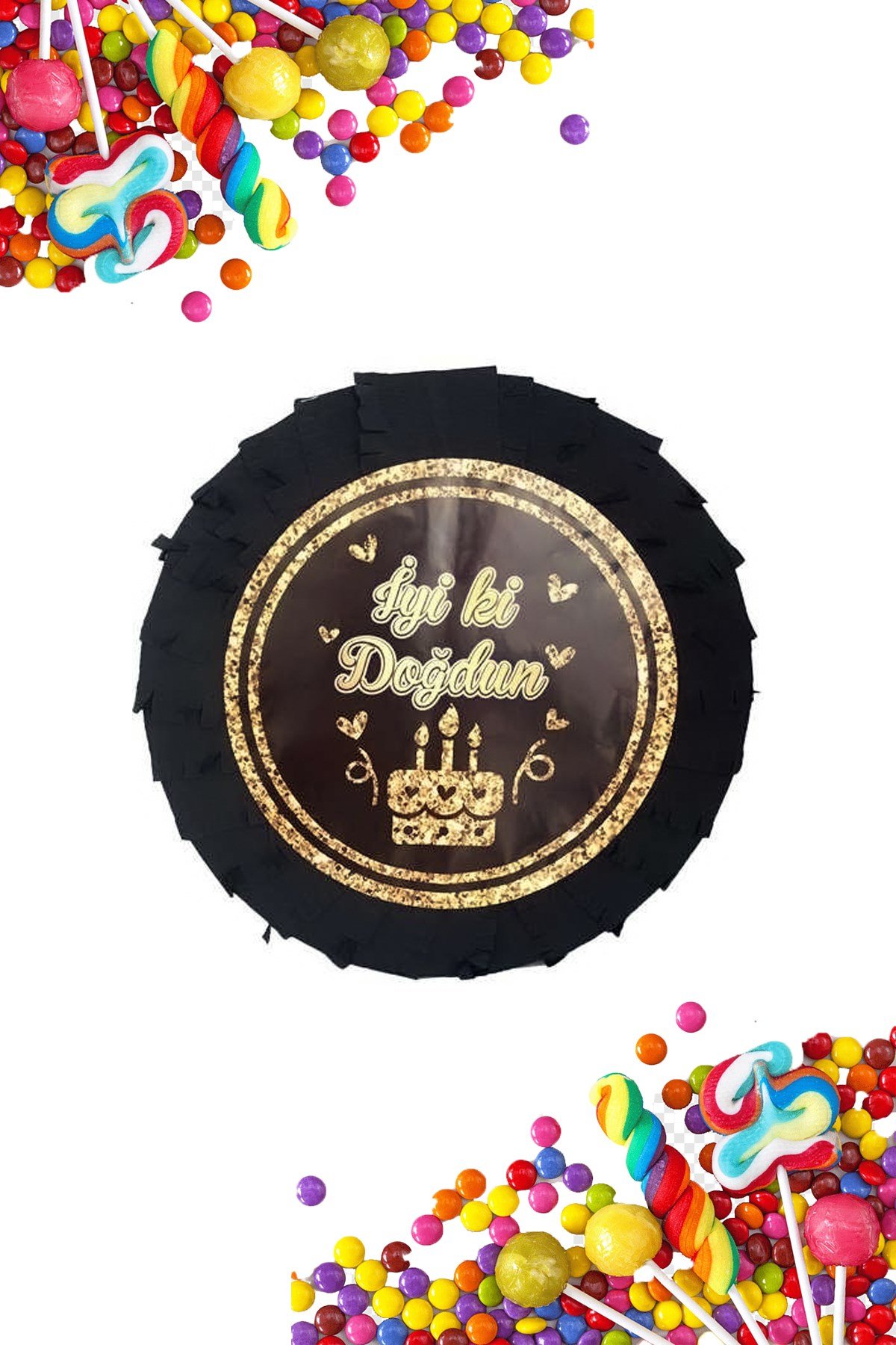 Pinyata İyi Ki Doğdun Temalı GoldPartistST2942