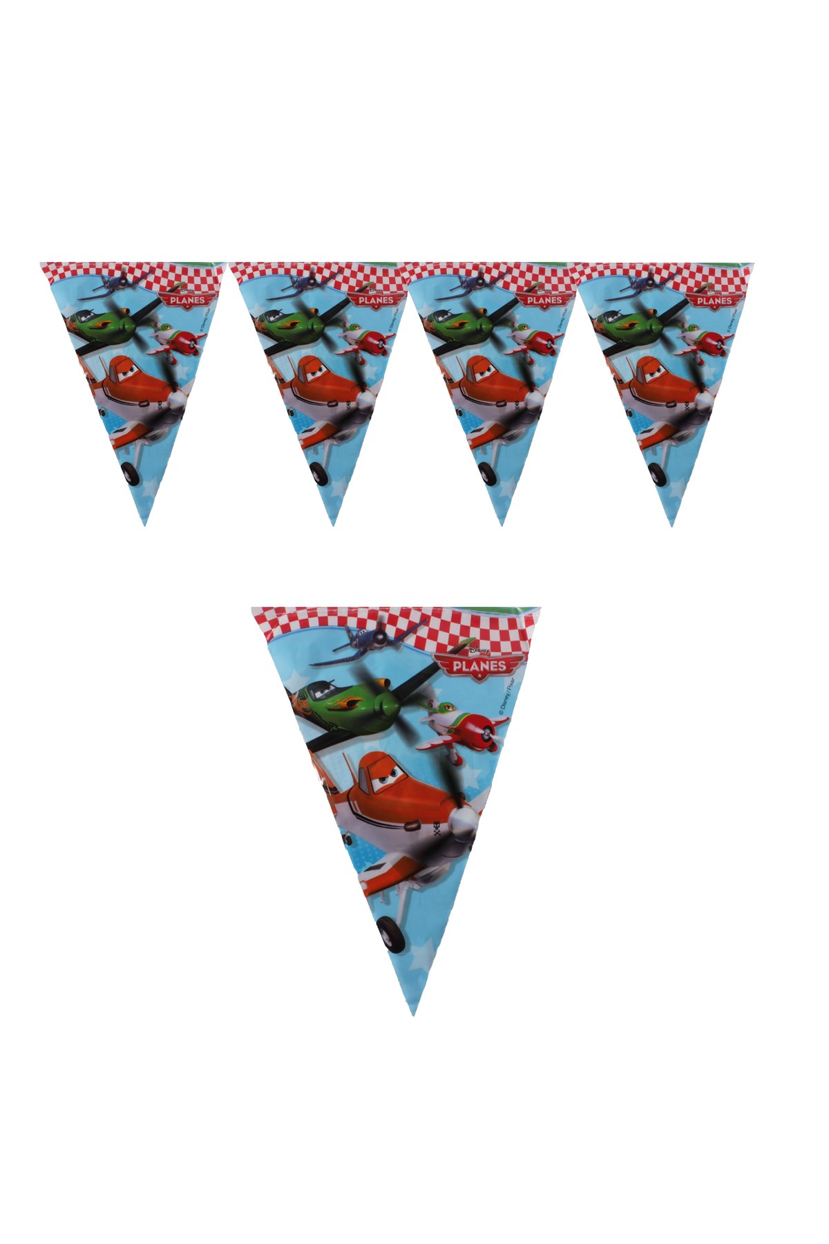 Planes Uçaklar Lisanslı Üçgen Flama 230cmPartistST1809