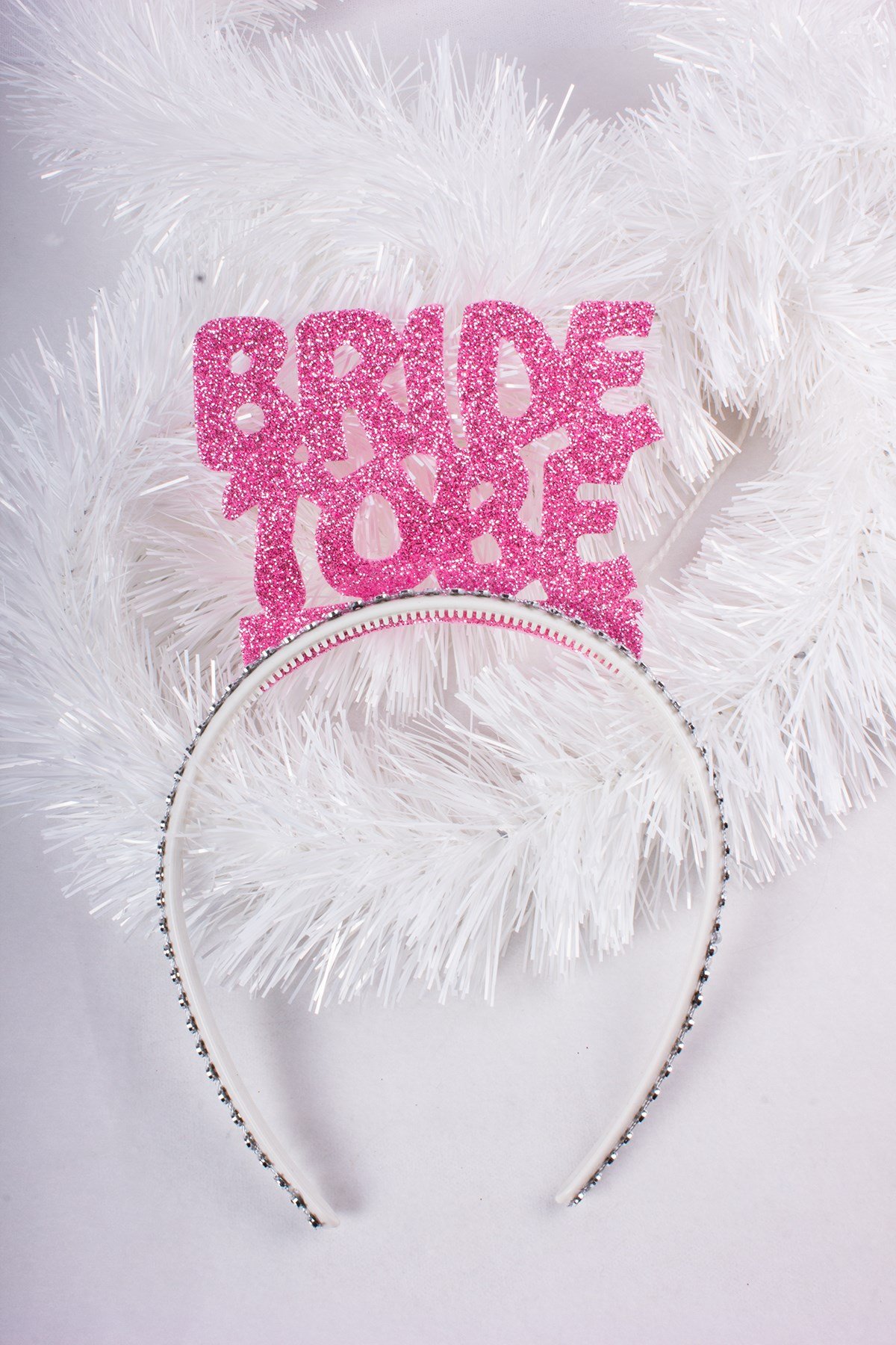 Simli Eva Bride To Be Taç PembePartistST2890