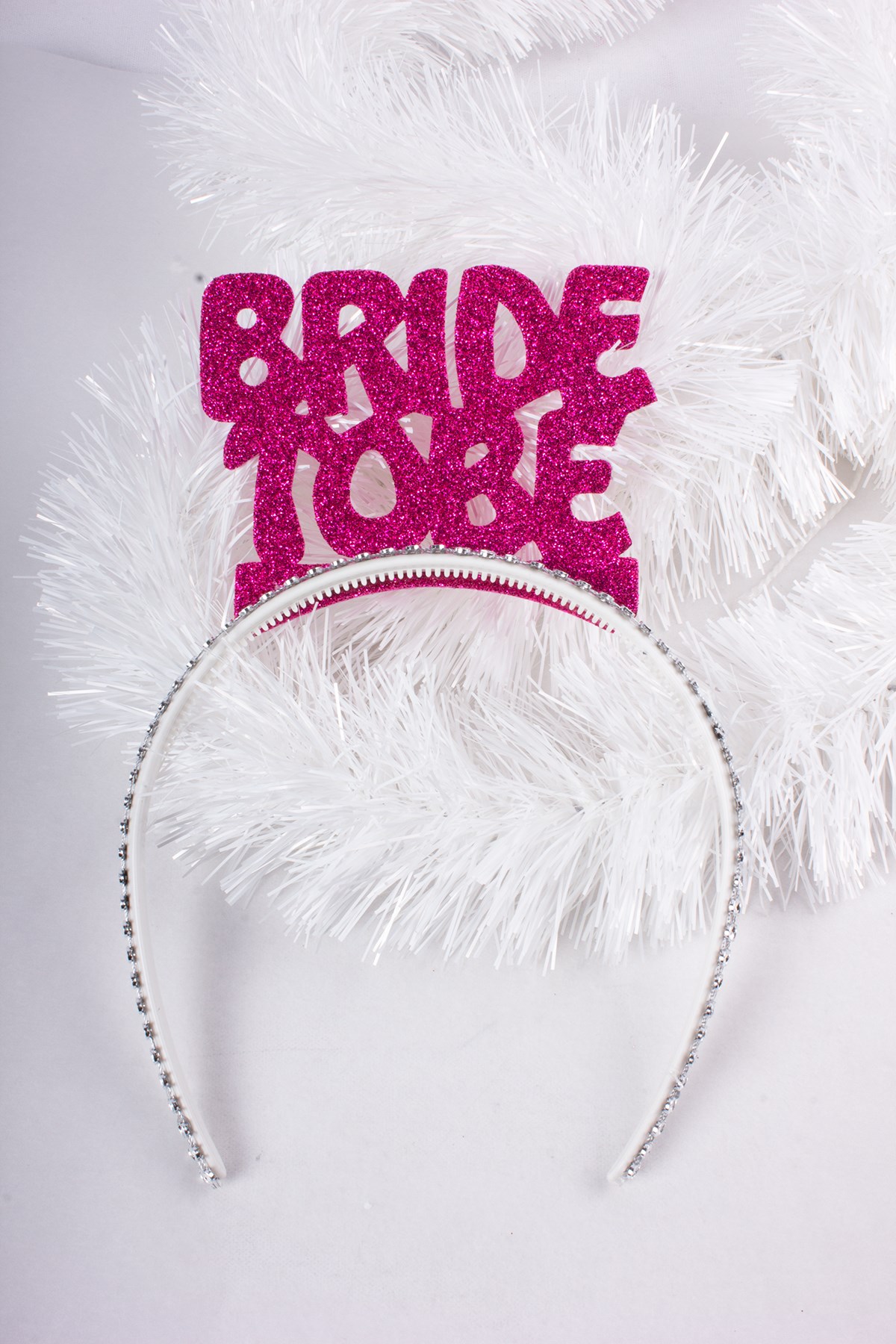 Simli Eva Bride To Be Taç FuşyaPartistST2891