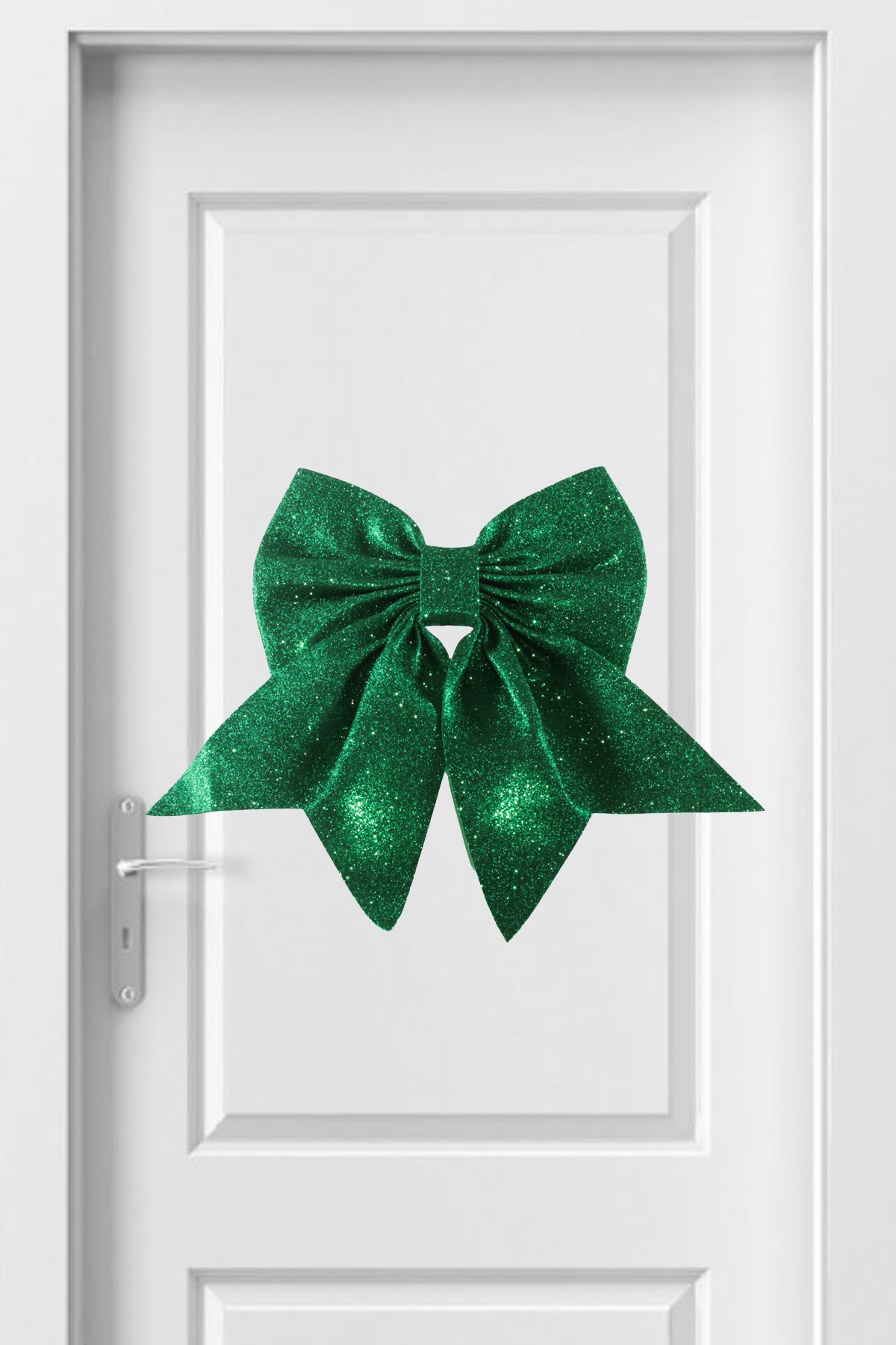 Simli Eva Ultra Büyük Fiyonk Yeşil 50*60cmPartistST2926