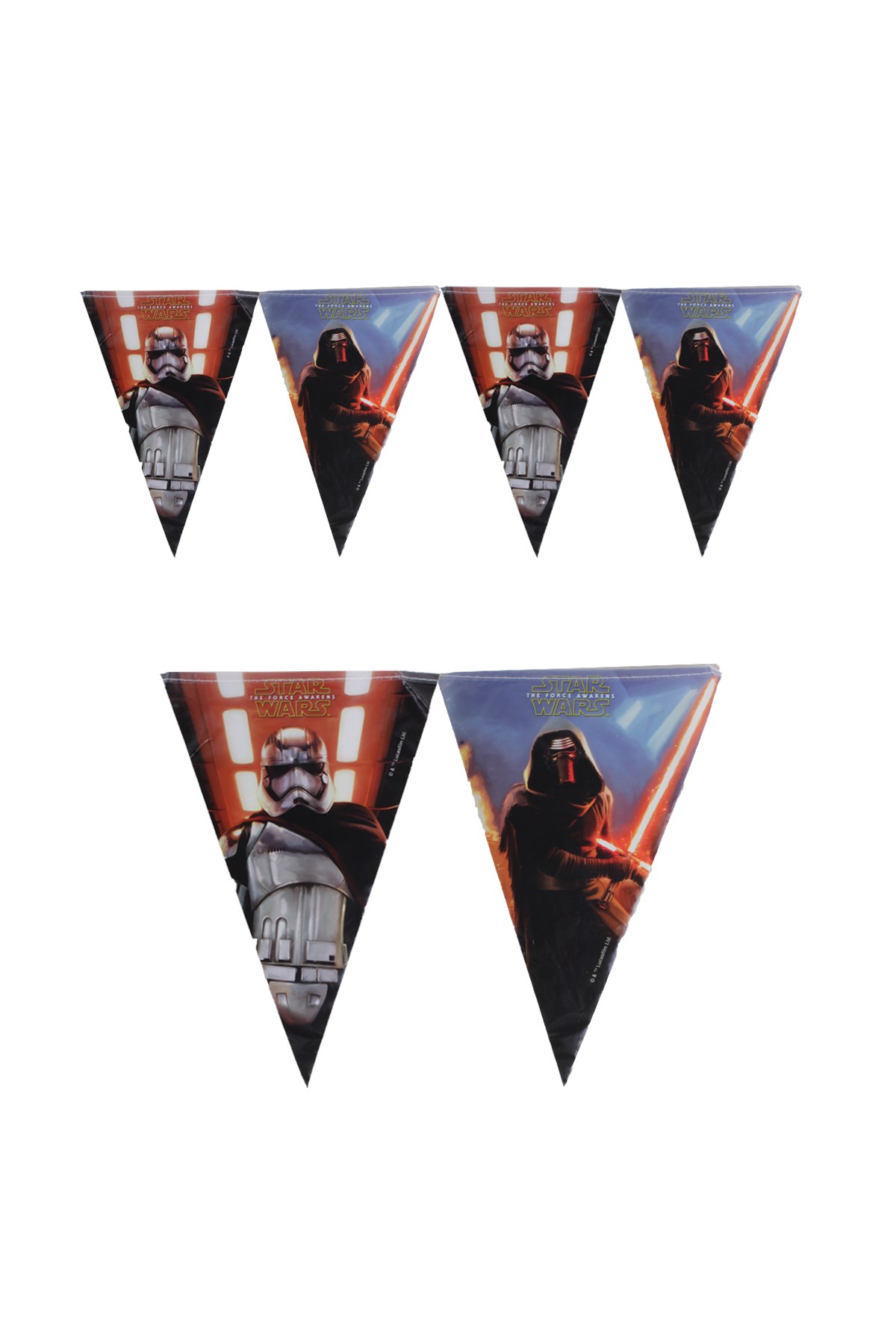 Star Wars Lisanslı Üçgen Flama 230cmPartistST1812