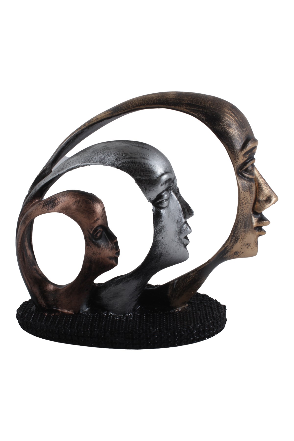 Çekirdek Aile Biblo Dekoratif Eşya Karışık Renk 20*22 CmPartistST4201