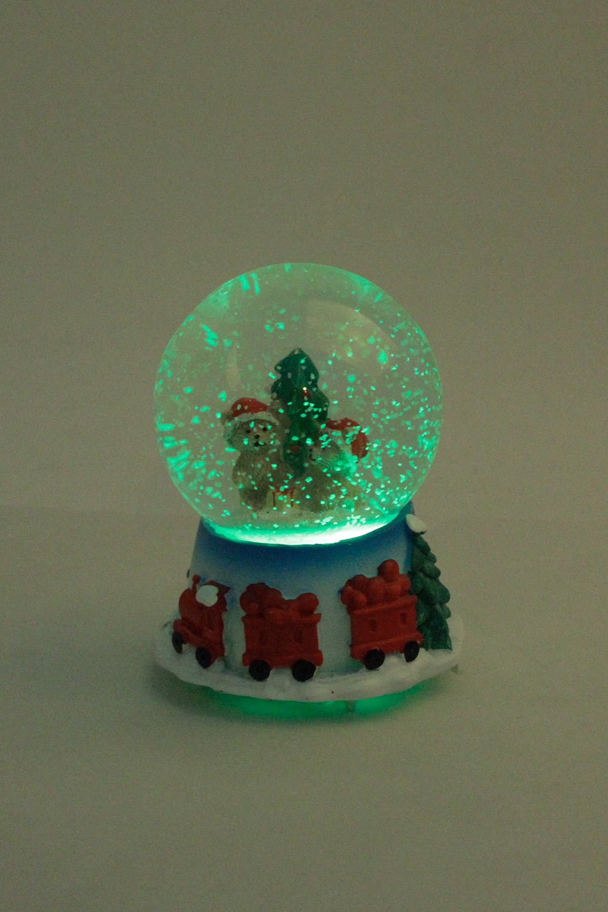 Noel Ayıcık Temalı Orta Boy Kar Küresi Pilli MüzikliPartistST3673