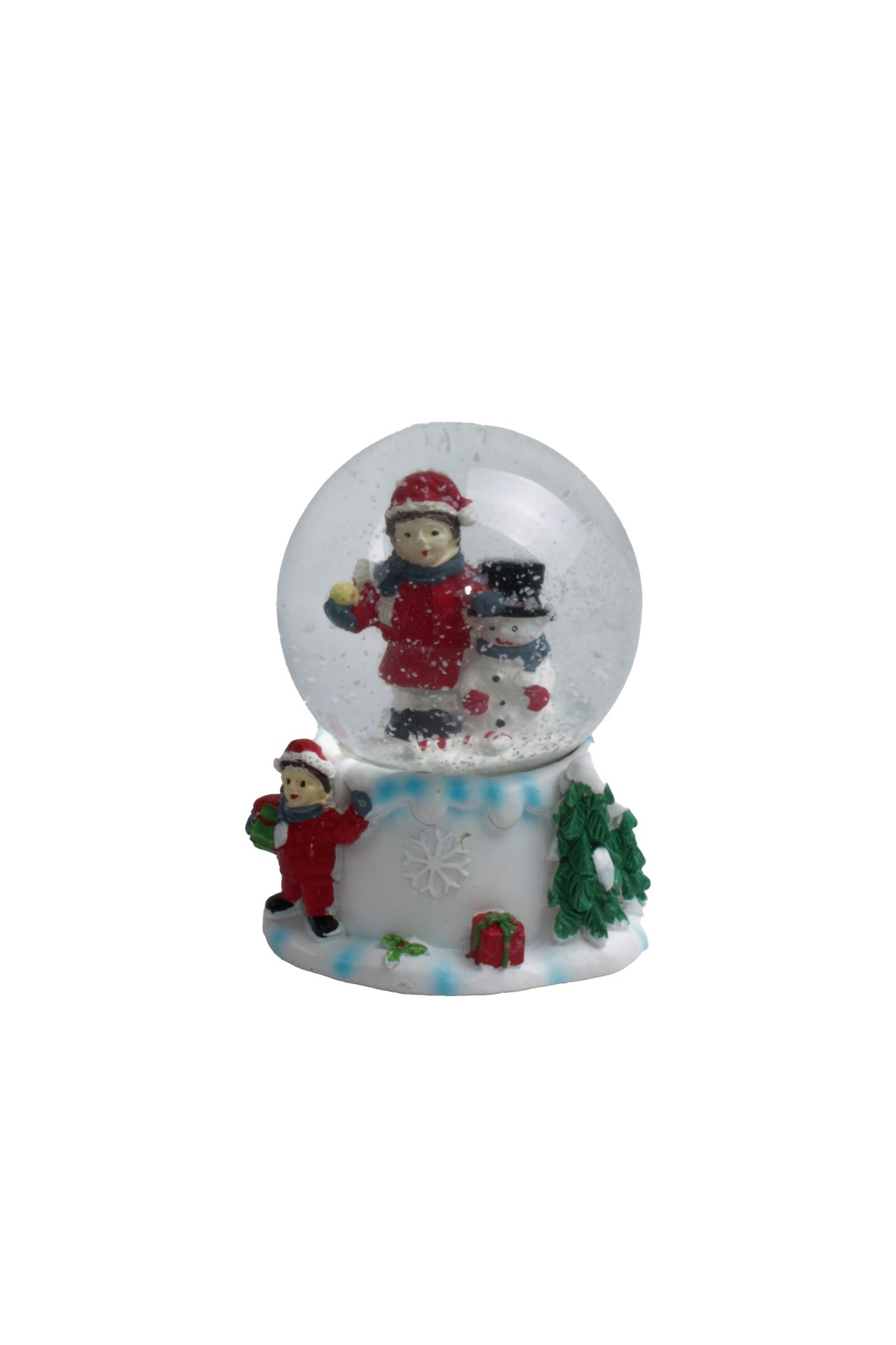 Yılbaşı Temalı Kardan Adam Orta Boy Kar Küresi Pilli MüzikliPartistST3671