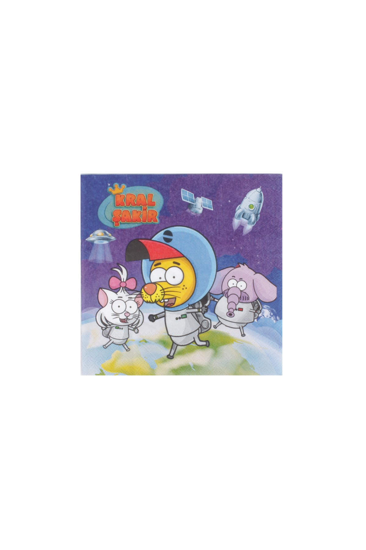 Kral Şakir Uzayda Lisanslı Peçete 16'lıPartistPSPST269