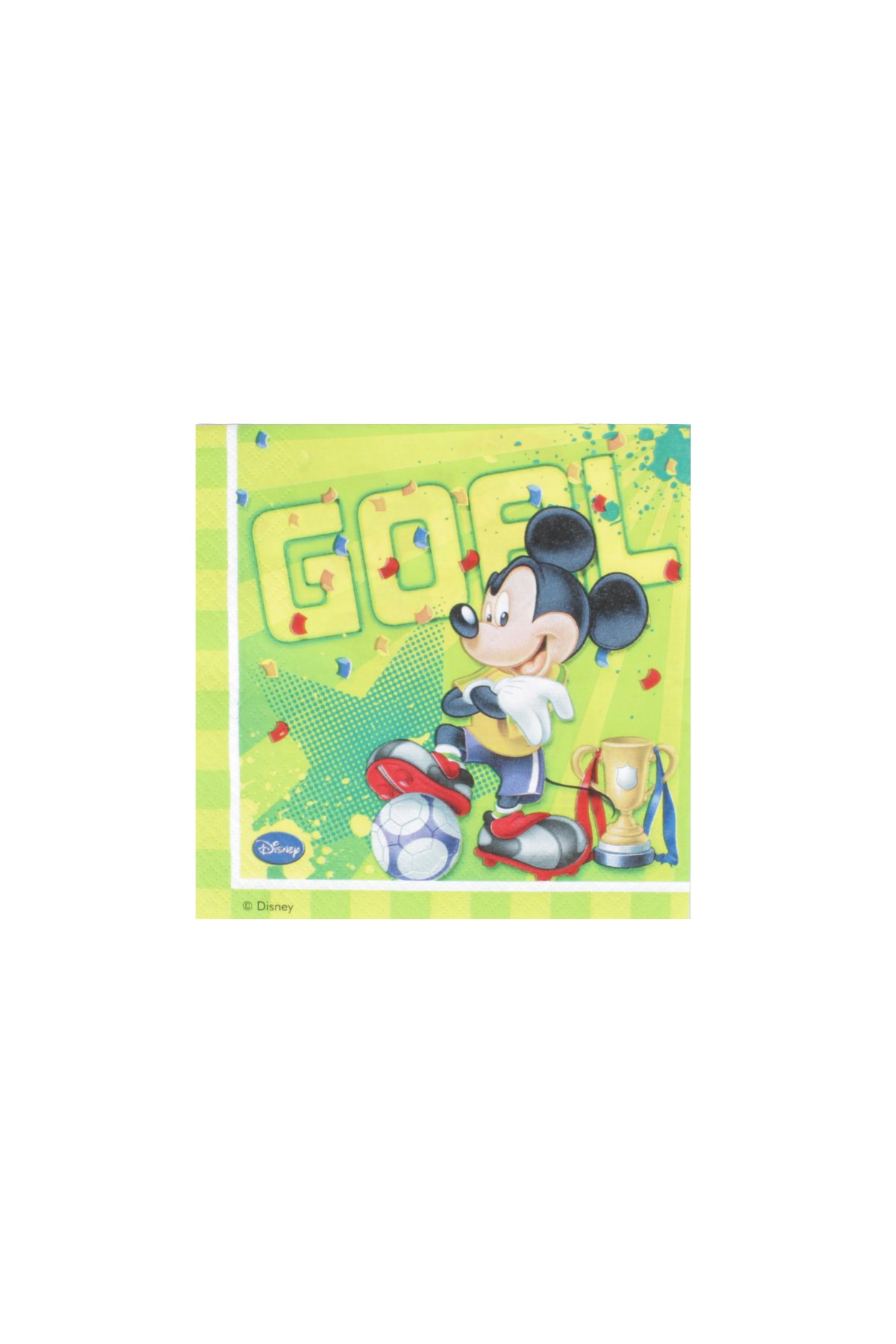 Mickey Mouse Goal Lisanslı Peçete 20'liPartistPSPST266
