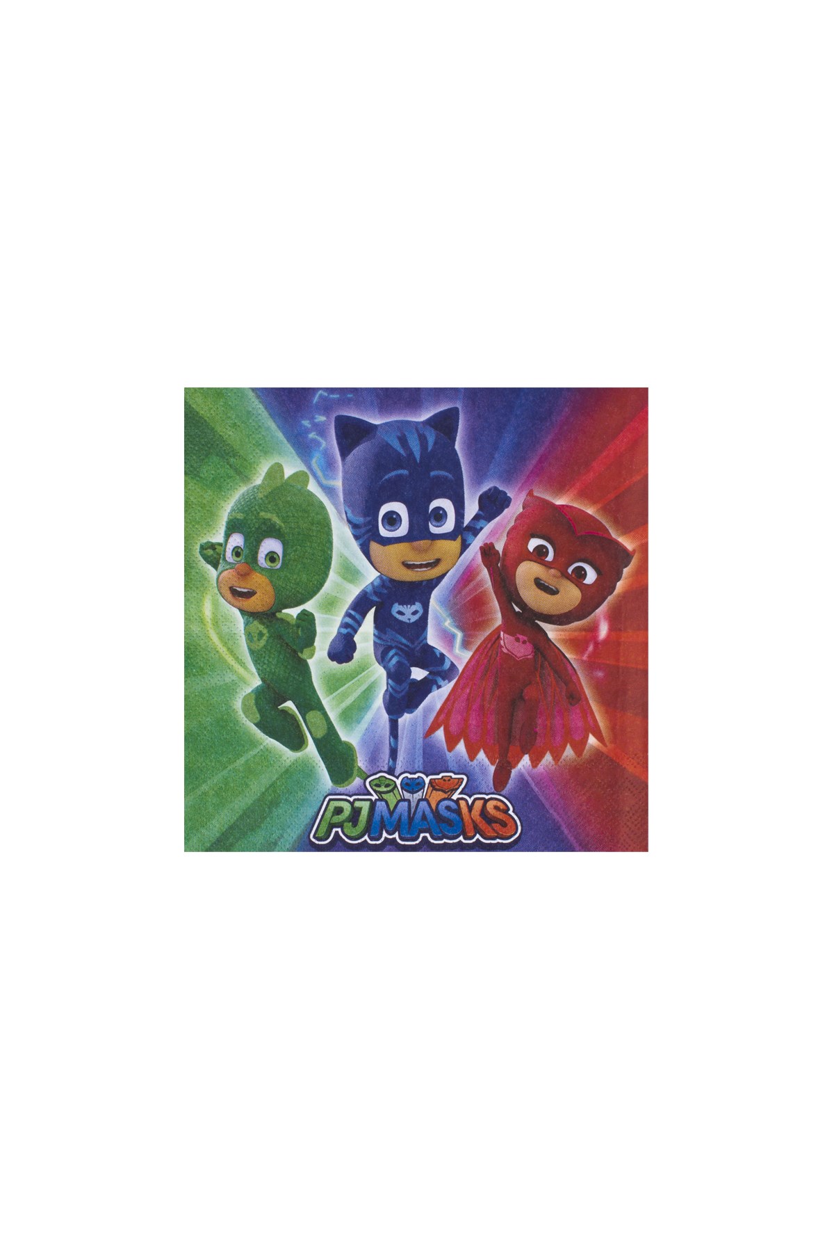 PJ Masks Pijamaskeliler Lisanslı Peçete 16'lıPartistPSPST290