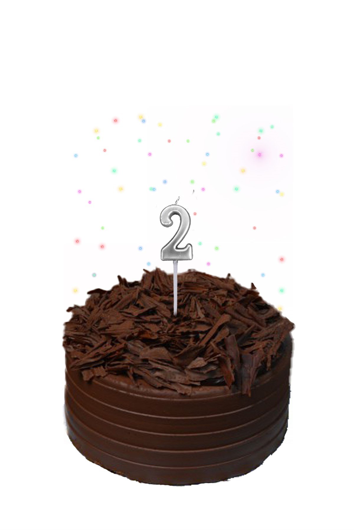 2 Rakam Gümüş MumPartistST2979