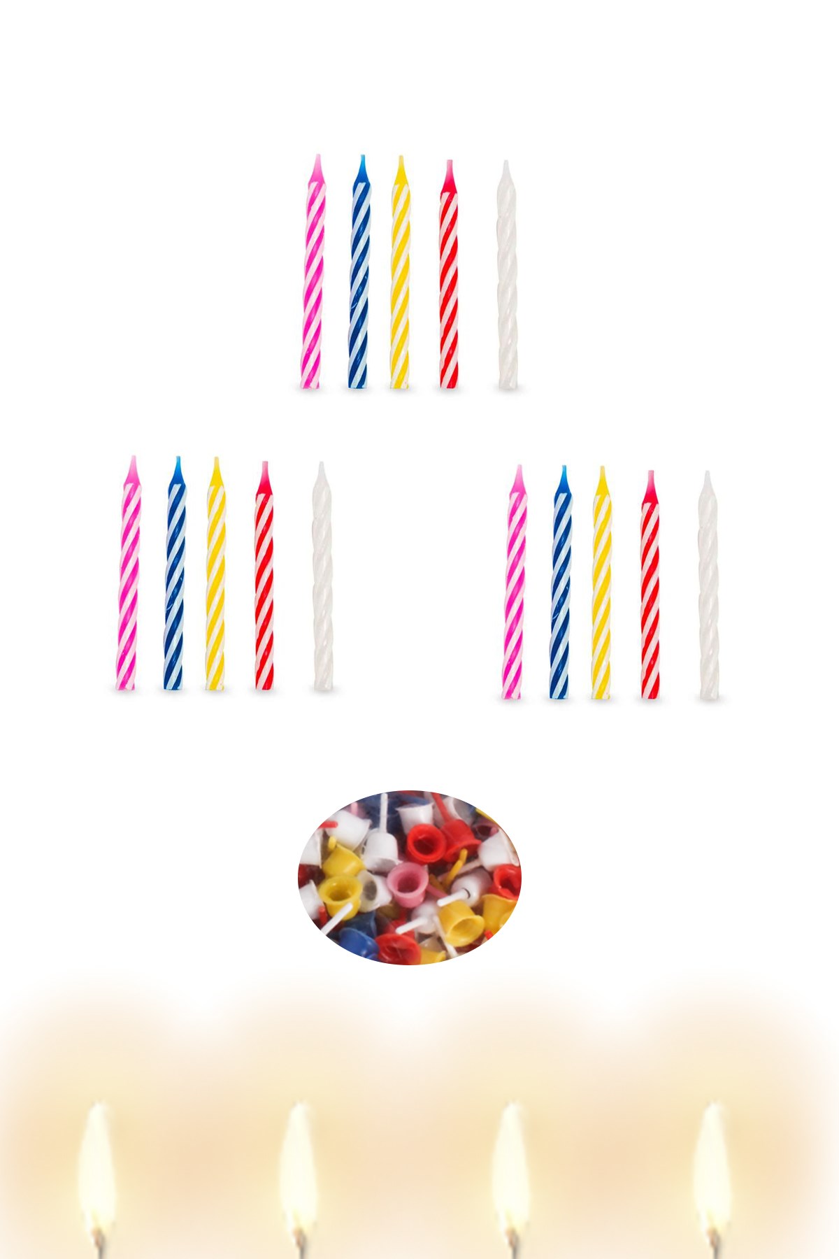 Pasta Mumu Altlıklı Renkli 70'liPartistST3040