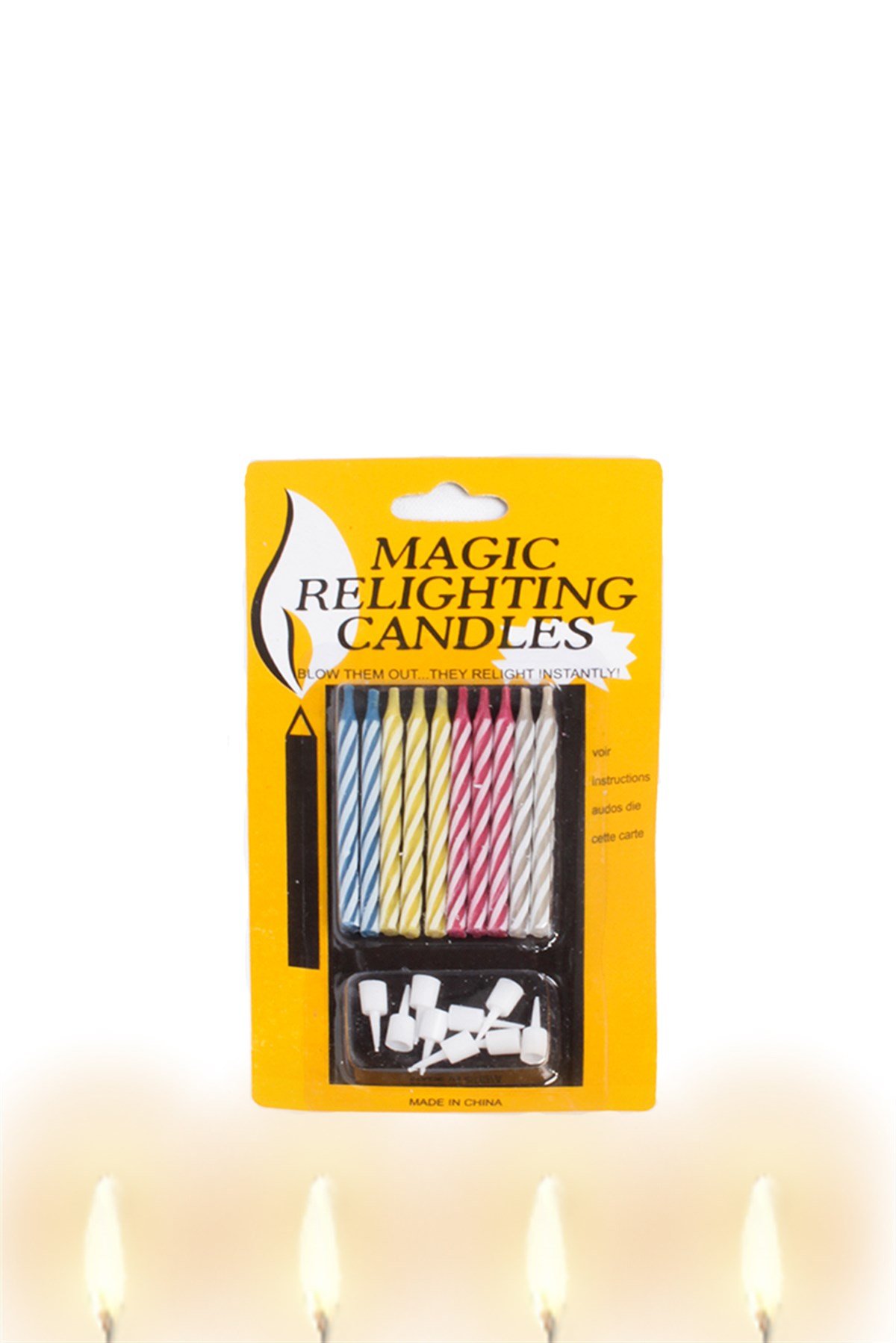 Şaka Mumu Sönmeyen 6cm 10'luPartistST3030