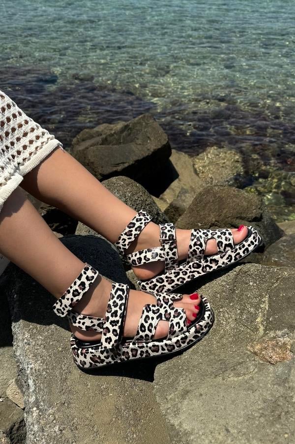 Marina Leo Bantlı Kadın Sandalet