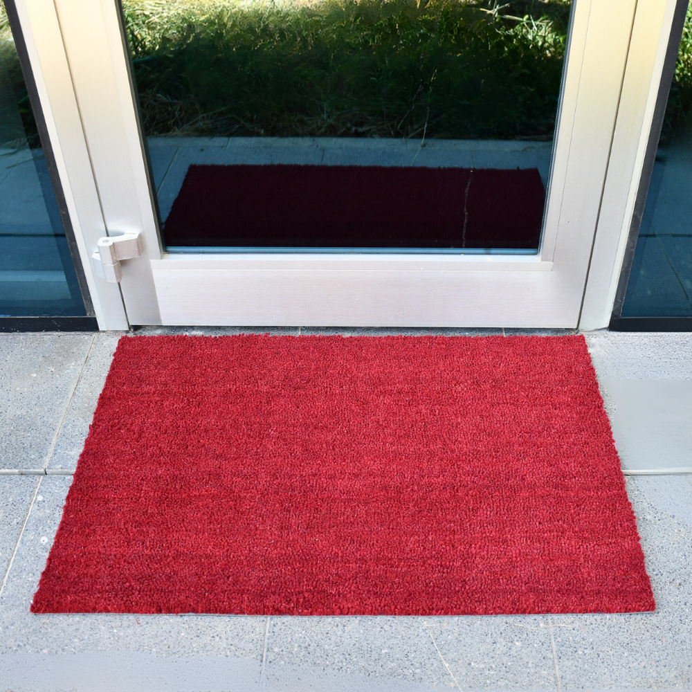 17 mm  60x90 cm Kırmızı Koko (Kıl) paspas