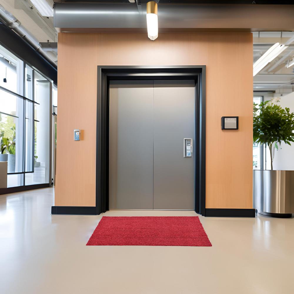 17 mm  60x90 cm Kırmızı Koko (Kıl) paspas