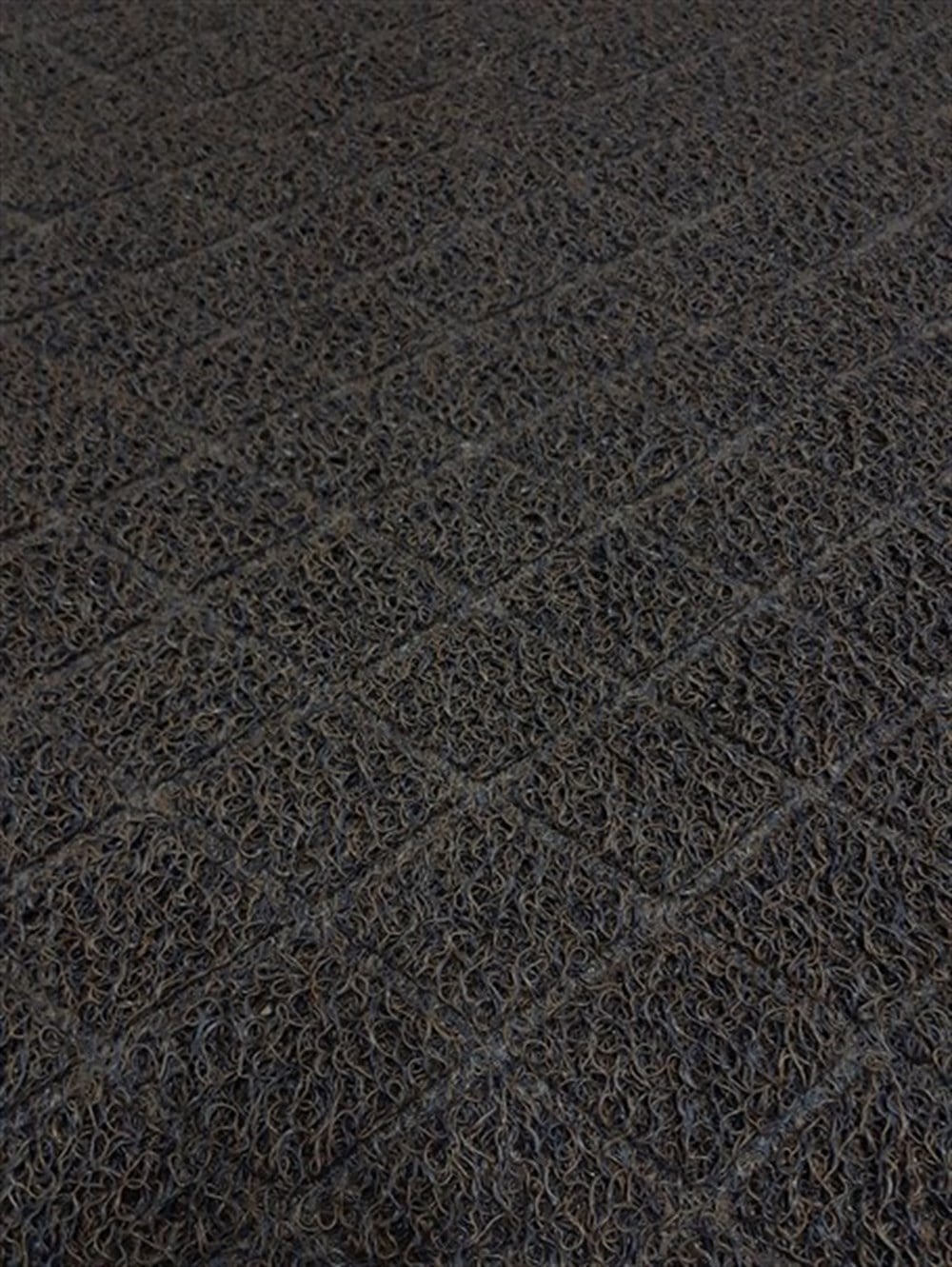 Artlines 11 mm 65*120 cm Kahverengi Baklava Desenli Kıvırcık Paspas