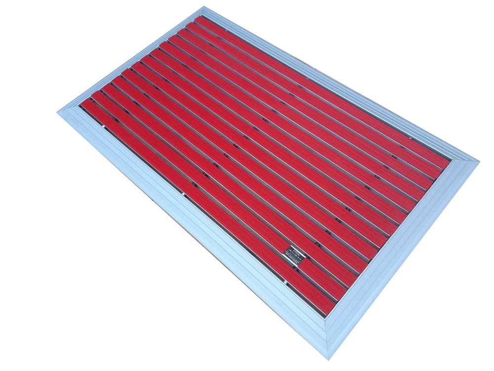 Artlines 20 mm 40x60 cm Kauçuk Yüzeyli Alüminyum Paspas