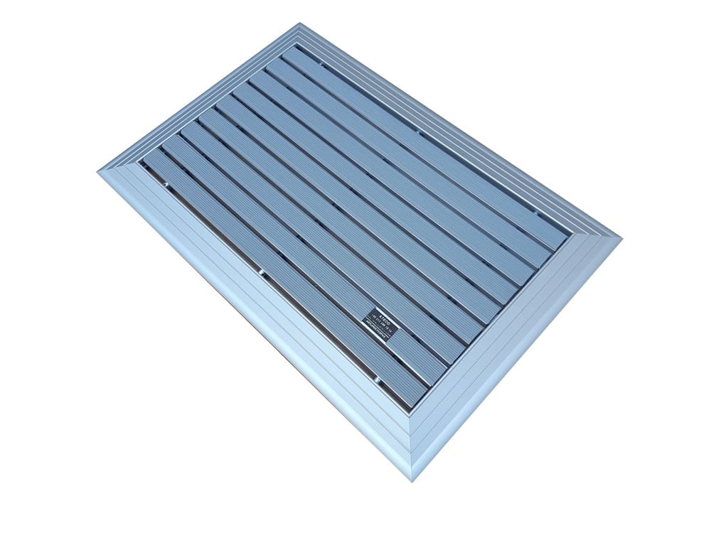 Artlines 20 mm 55x90 cm Gri Kauçuk Yüzeyli Alüminyum Paspas