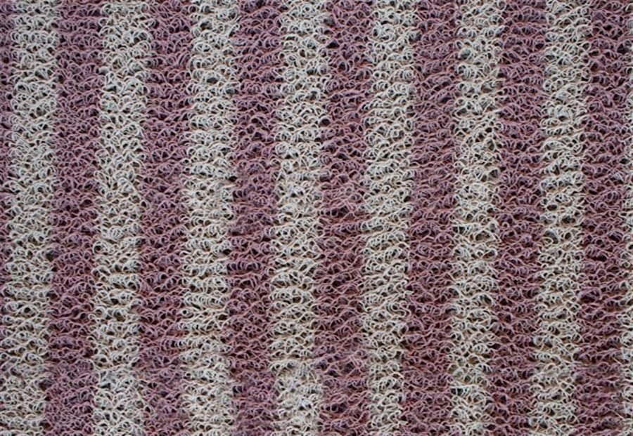 Artlines 40040 16 mm Krem-Pembe Kıvırcık Paspas 100x120 cm 