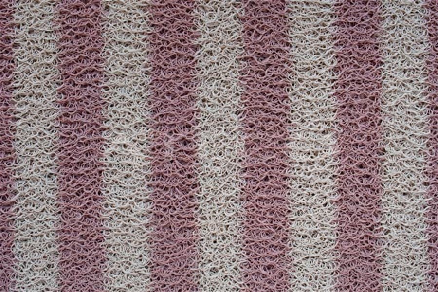 Artlines 50240 11 mm Krem-Pembe Kıvırcık Paspas 90x100 cm 