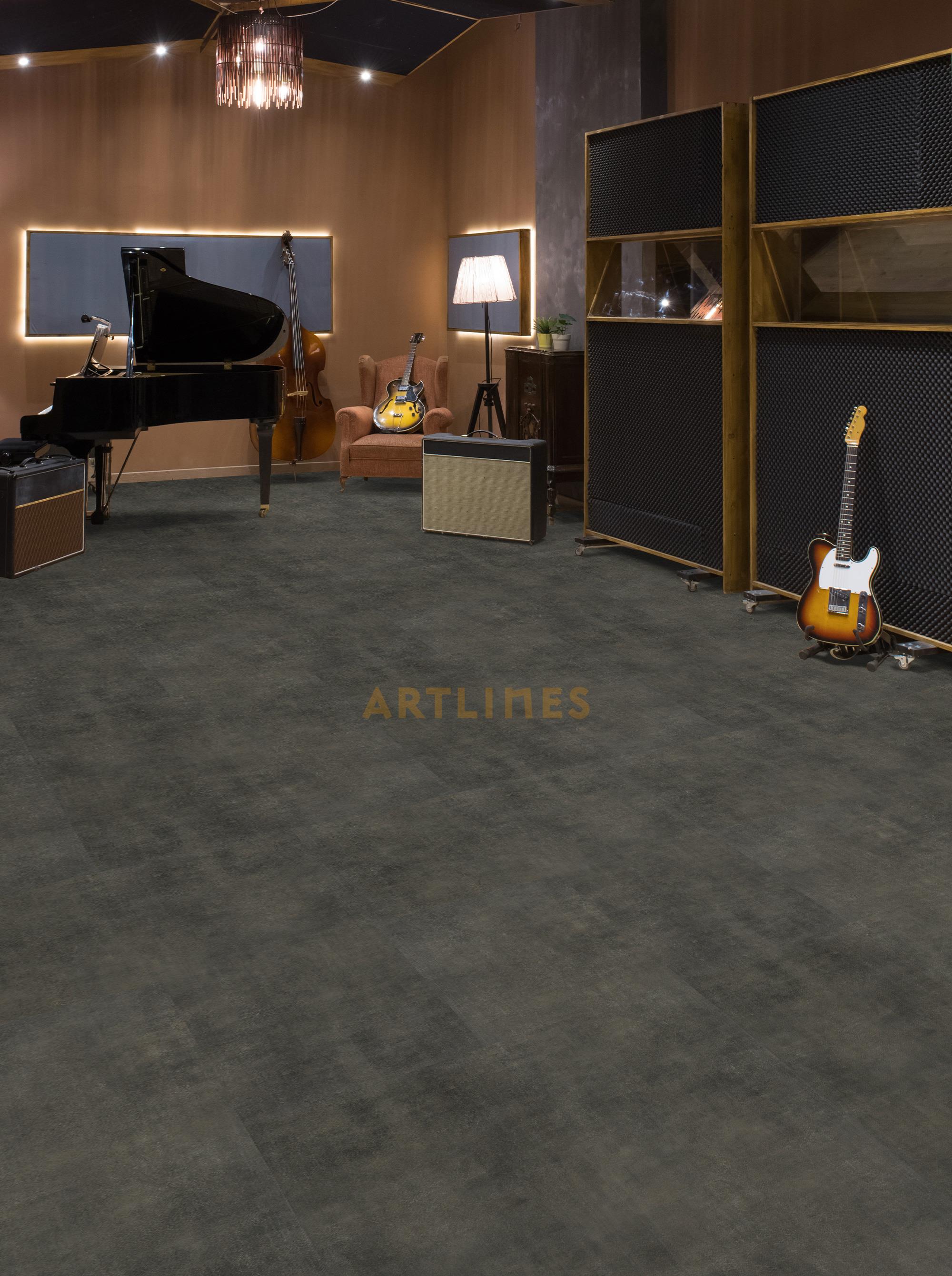 Artlines Concrete 46604 Sök-Tak LVT 5 mm 60x60 cm