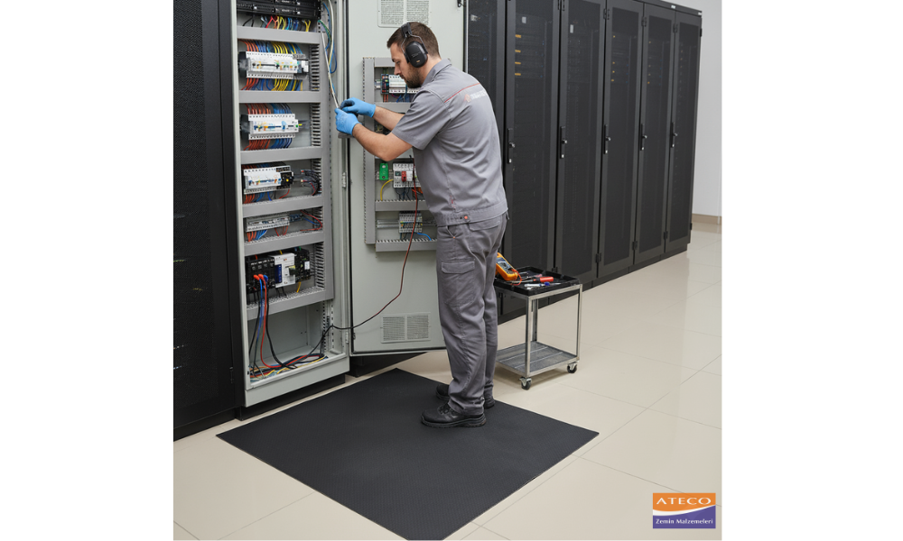 Artlines En:100 cm Siyah Yalıtkan Paspas  2mm 10KV