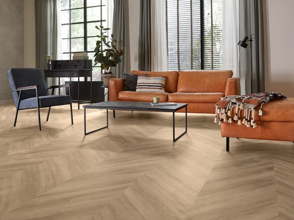 Artlines Parva 42214 Oak Chevron Piedmont  / 25-0,55 Dry Back LVT 80,01*13,34 cm