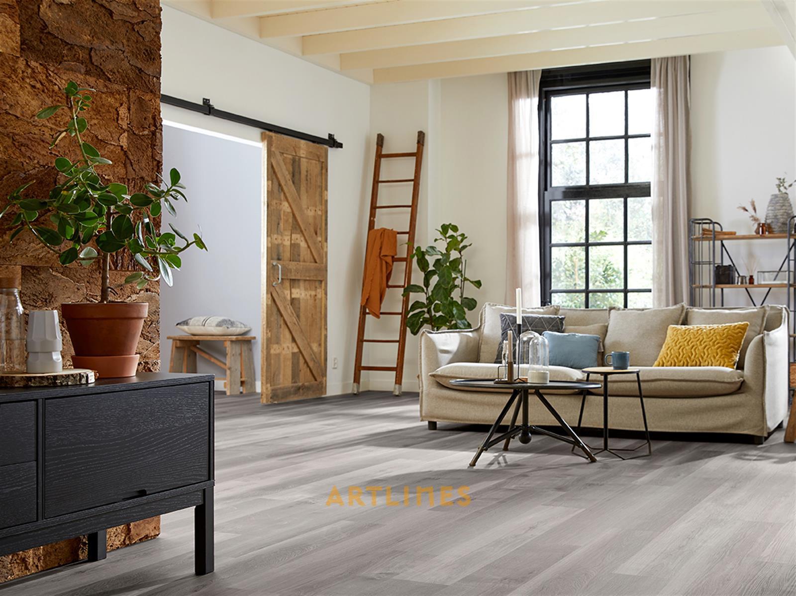 Broad Leaf 70828 Sycamore Grey Sök-Tak LVT 18,42*121,92 cm
