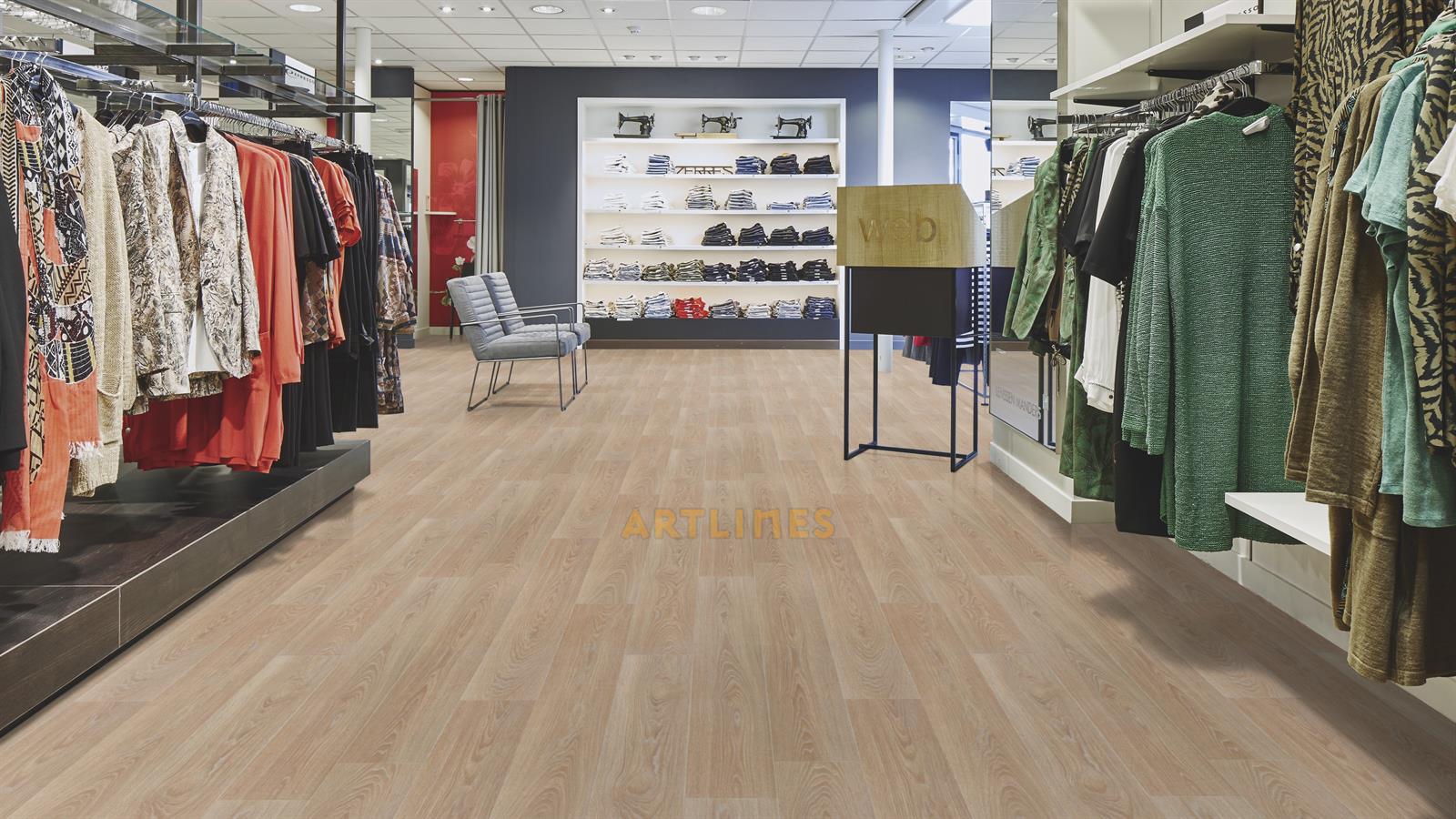 Flex 63412 Wood Blond Timber 5,00 mm Sök-Tak LVT 120*20 cm