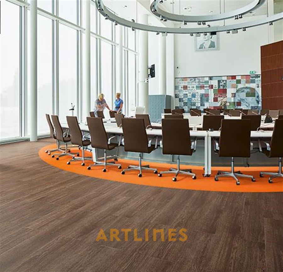 Flex 9076 Coll.Oak Chocolate Sök-Tak LVT 120CM*20CM