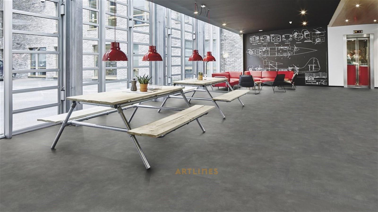 Flex Material 62522 Concrete Natural Sök-Tak LVT 50*50 cm