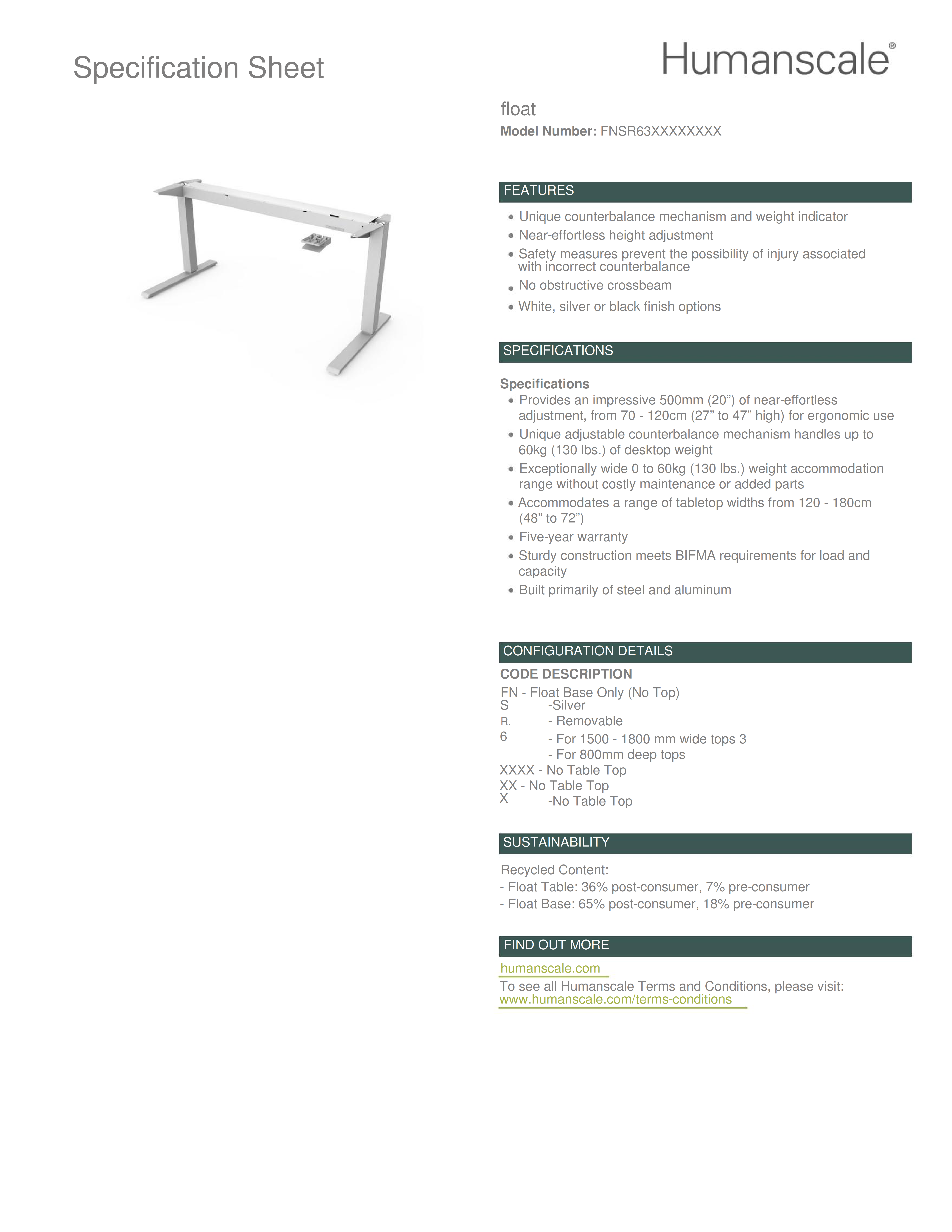 Float Adjustable Masa