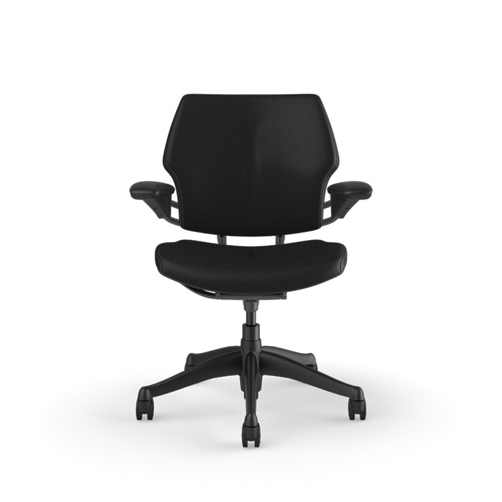 Freedom Toplantı Koltuğu Siyah Vita Kumaş Grafit Ayak